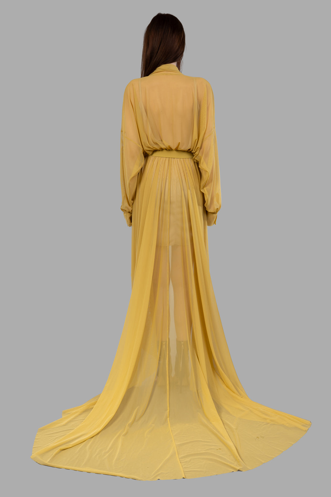 Belted Shirt Gown