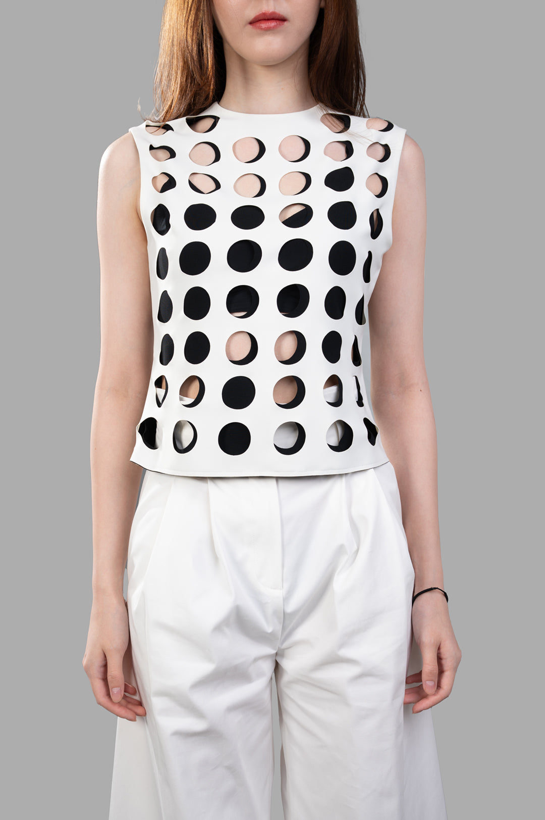Top with Layered Holes