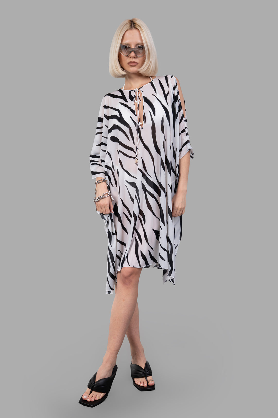 Zebra Bikini Cover Up