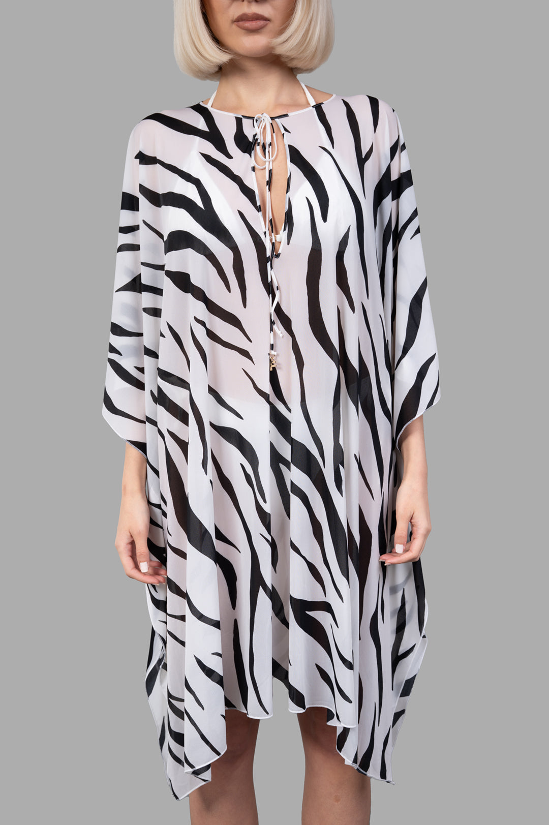 Zebra Bikini Cover Up
