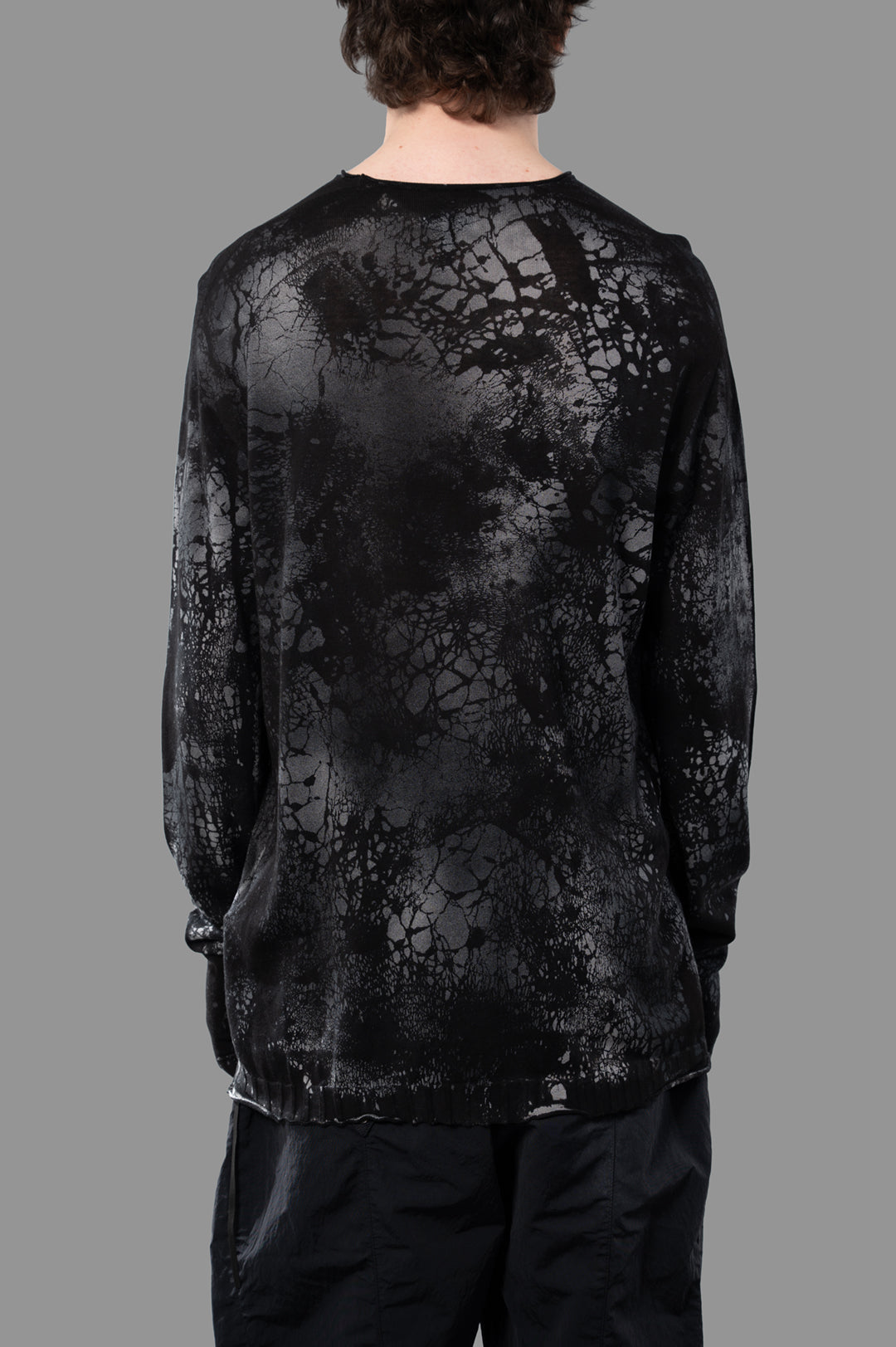 Abstract-print Sweater