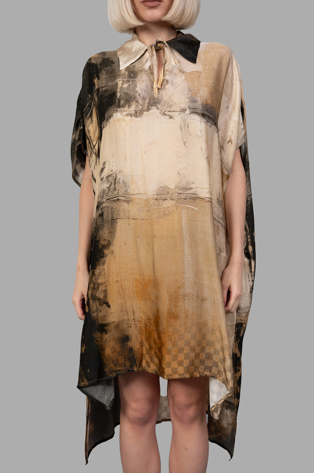 Abstract-print Dress