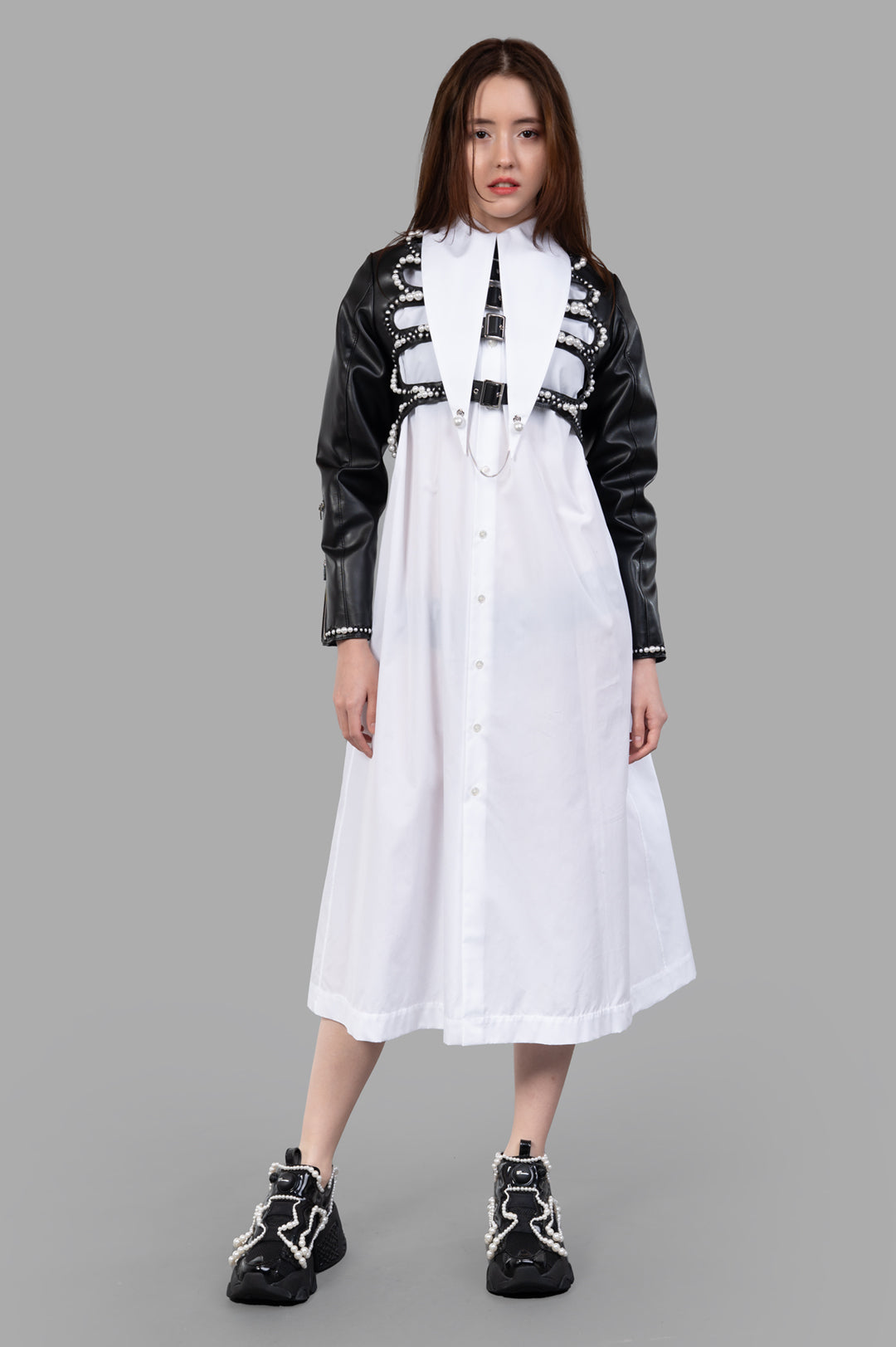 Pearl-Detailed Jacket