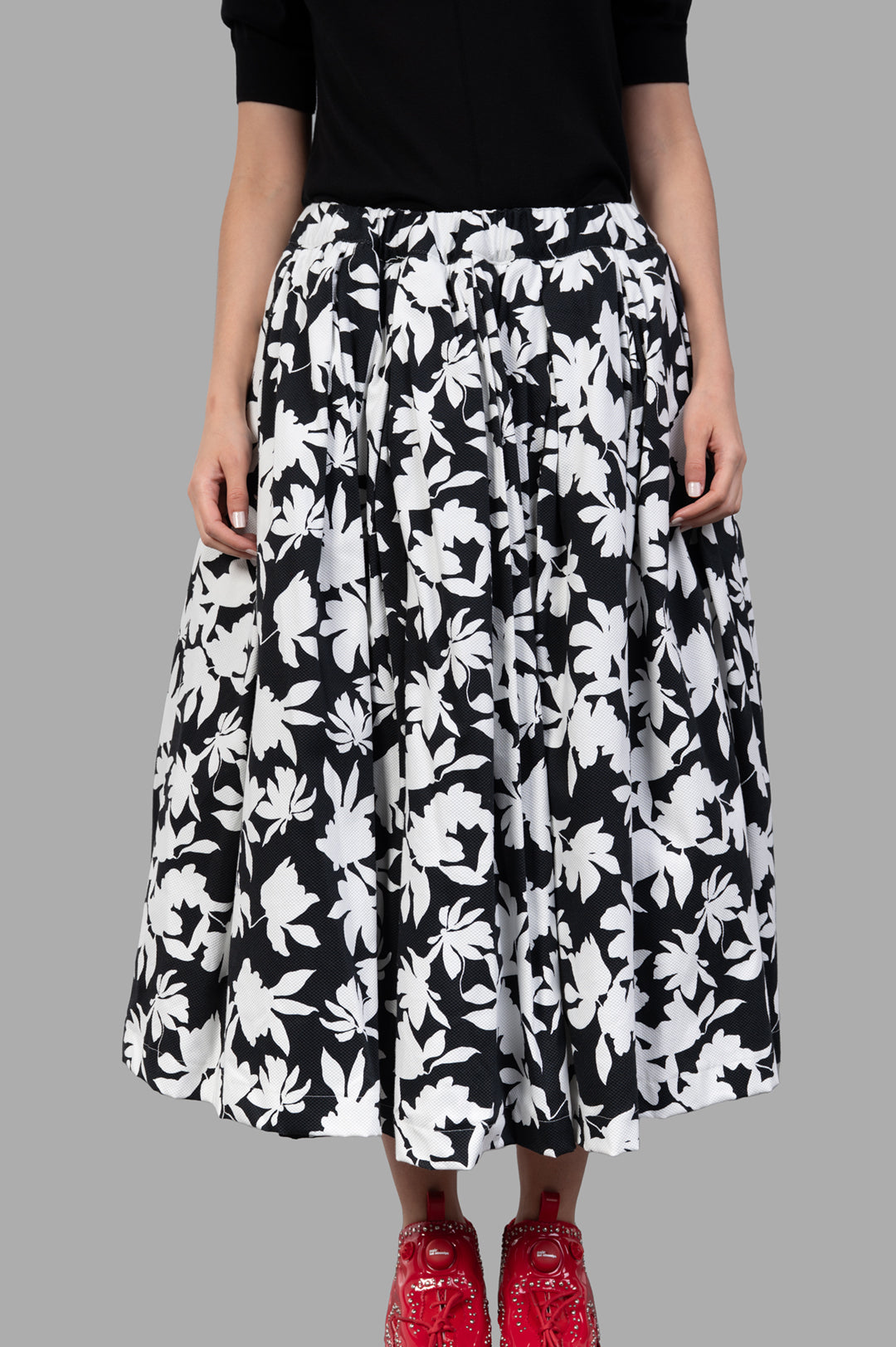 Floral-print Skirt