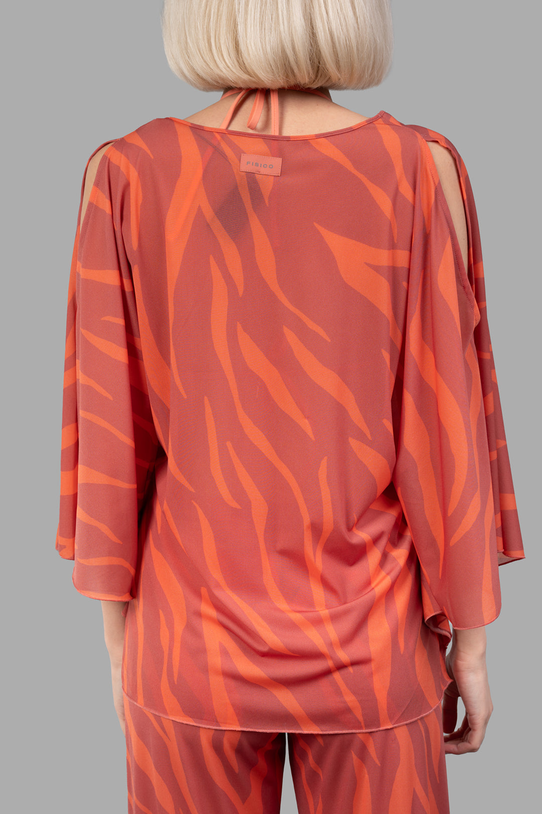 Zebra-print Top