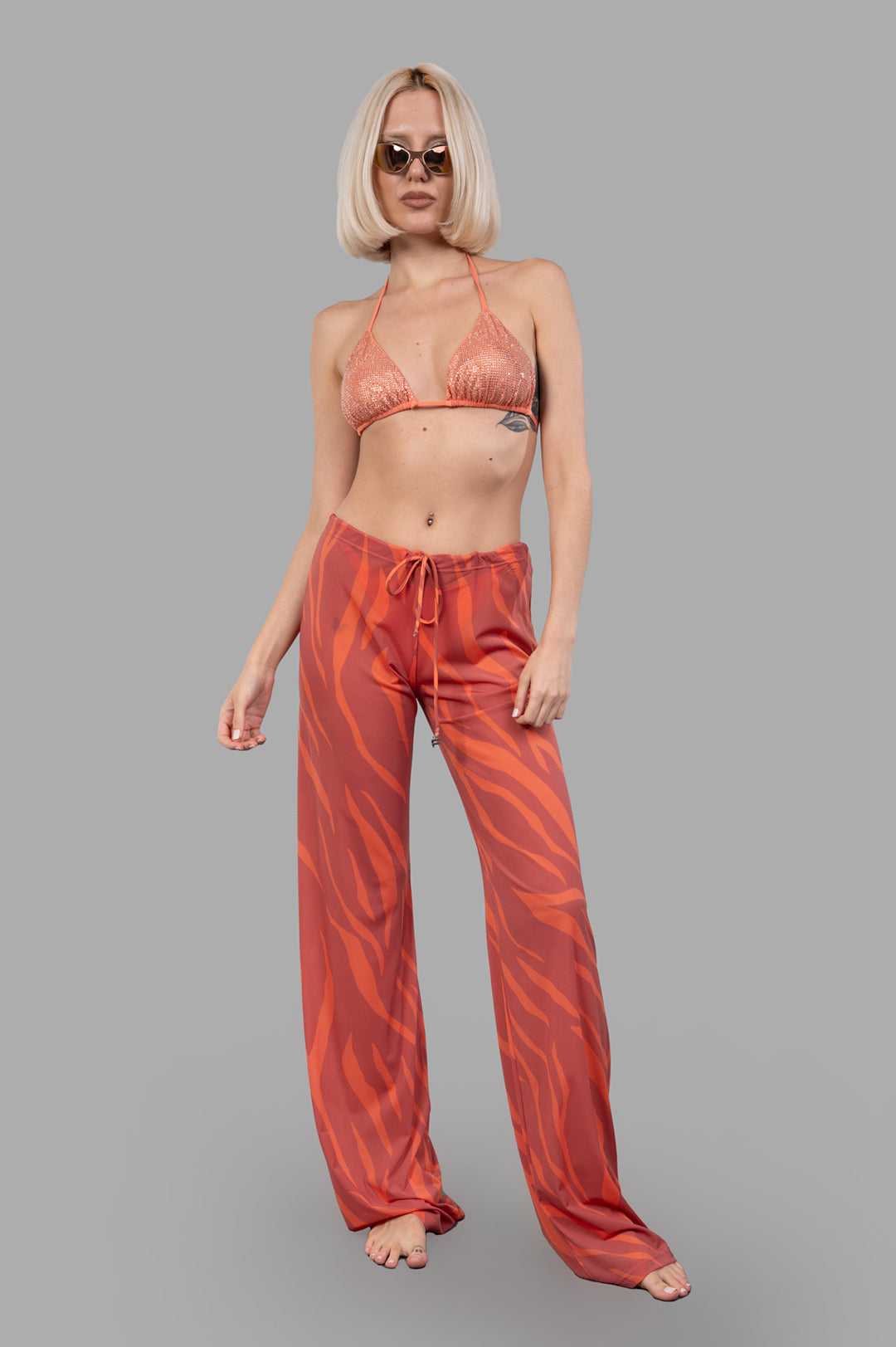 Zebra-print Trousers