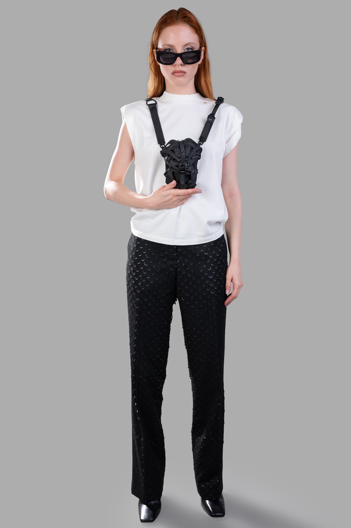 Hole-Punched Car Trousers