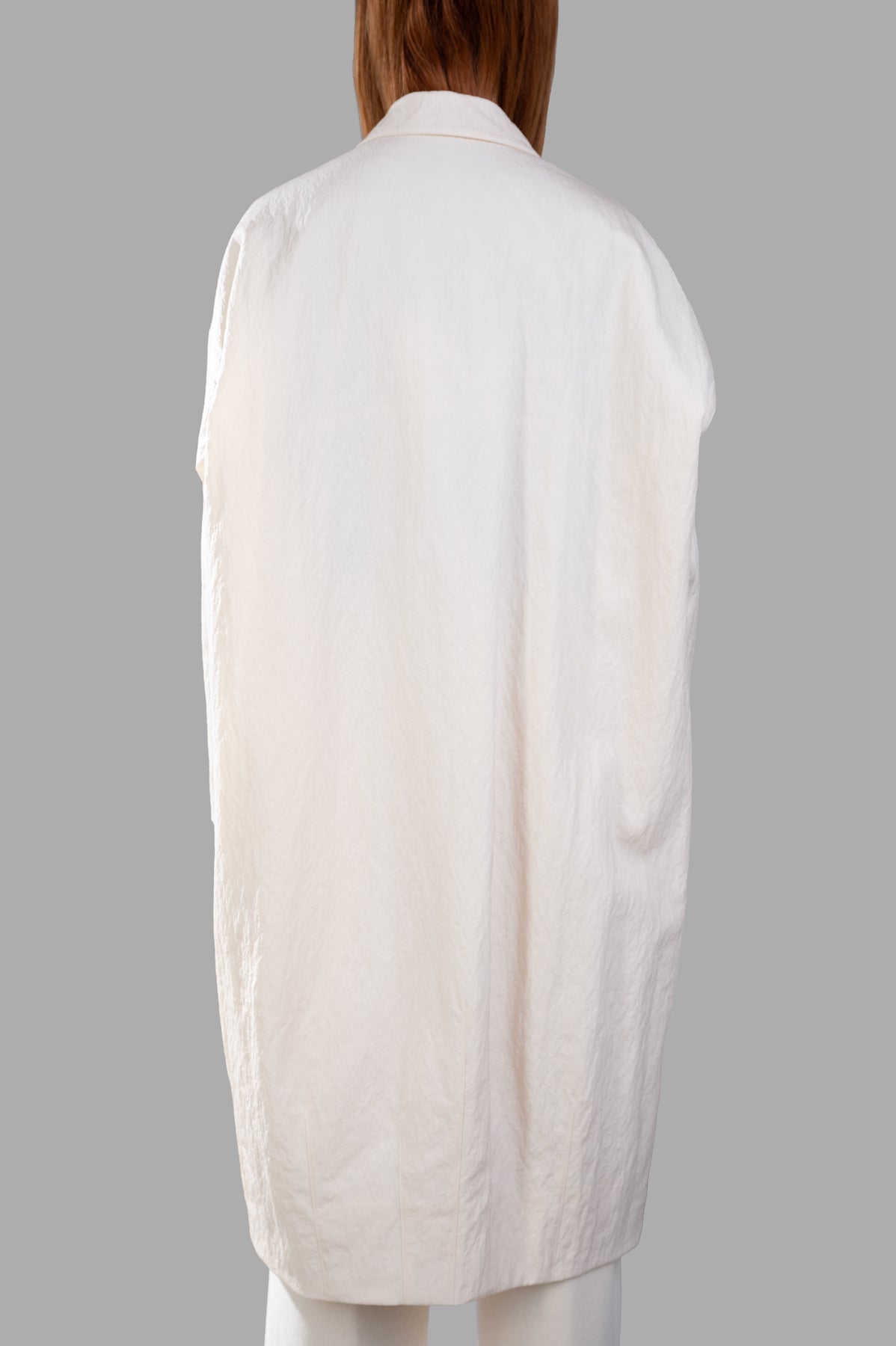 Cream Oversized Coat