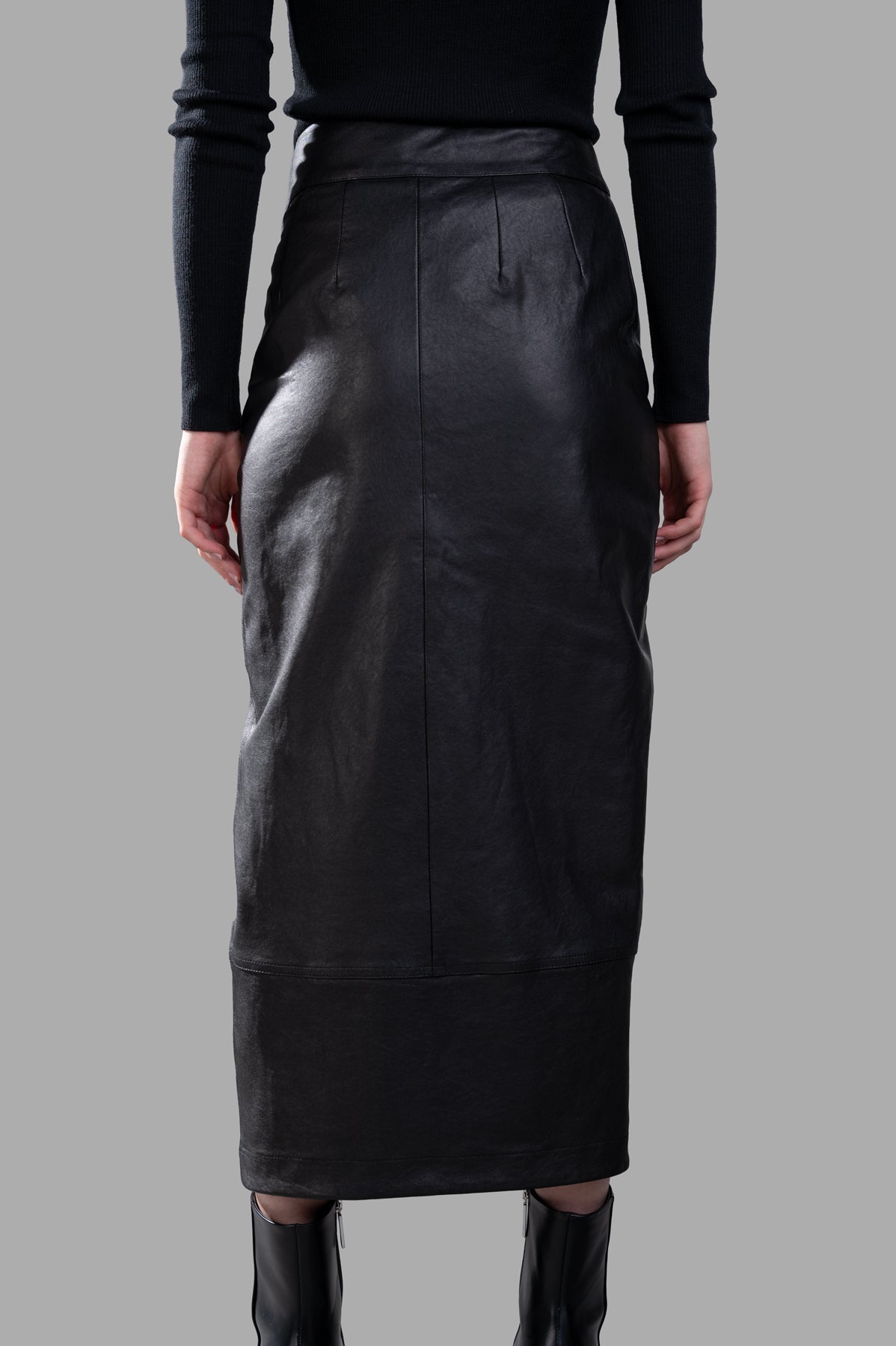 Leather Pencil Skirt