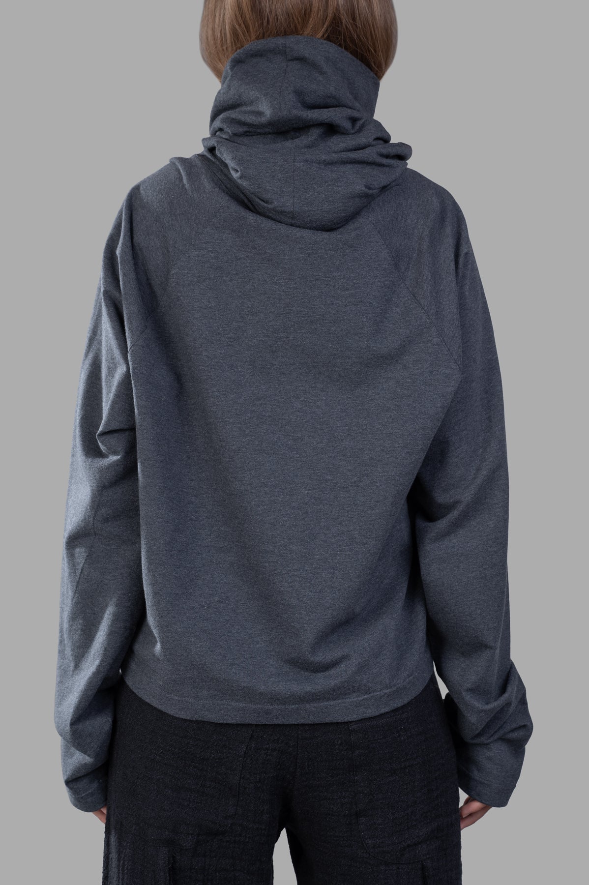Raglan-Sleeve Turtleneck Top