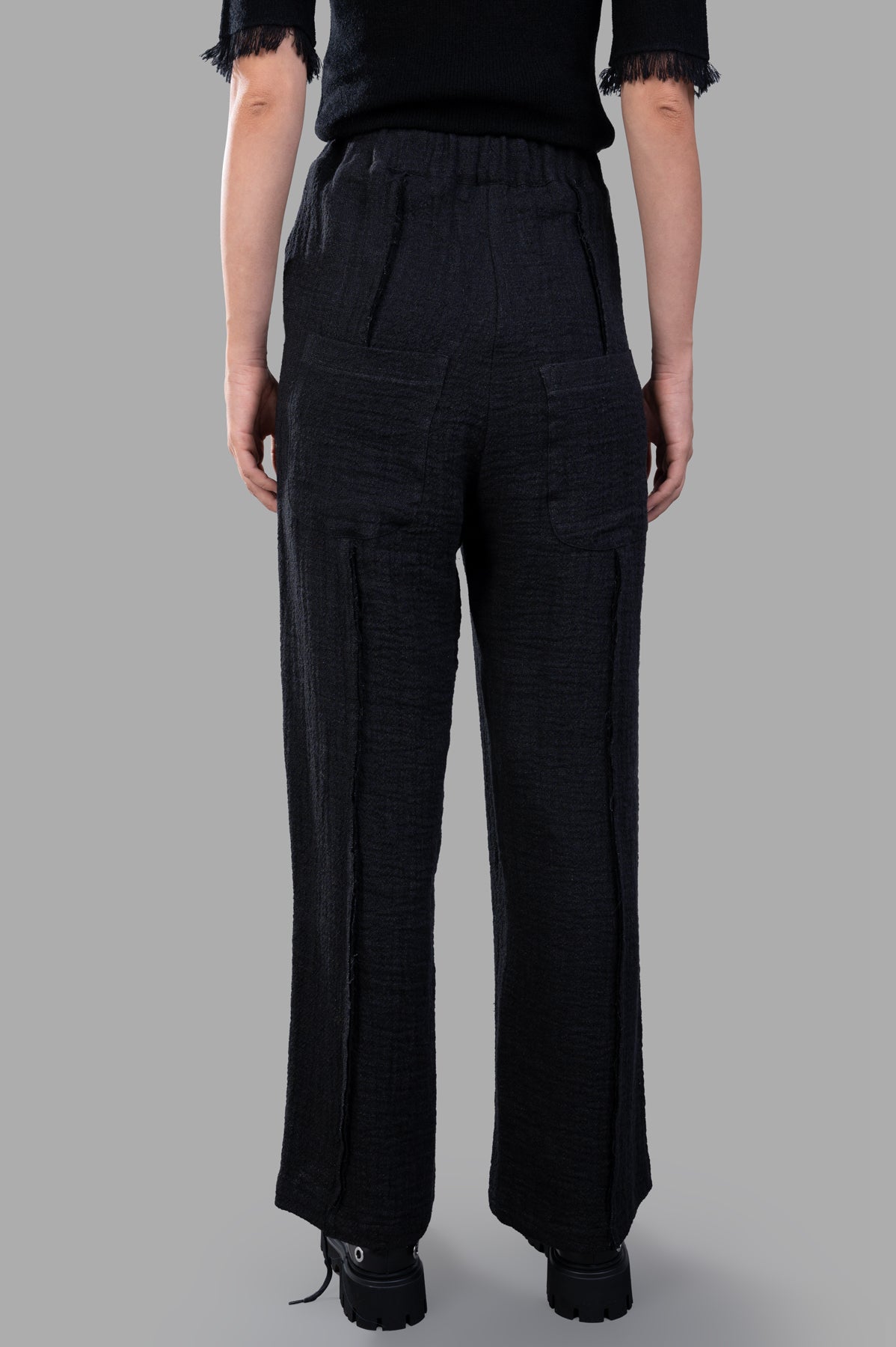 Textured Trousers