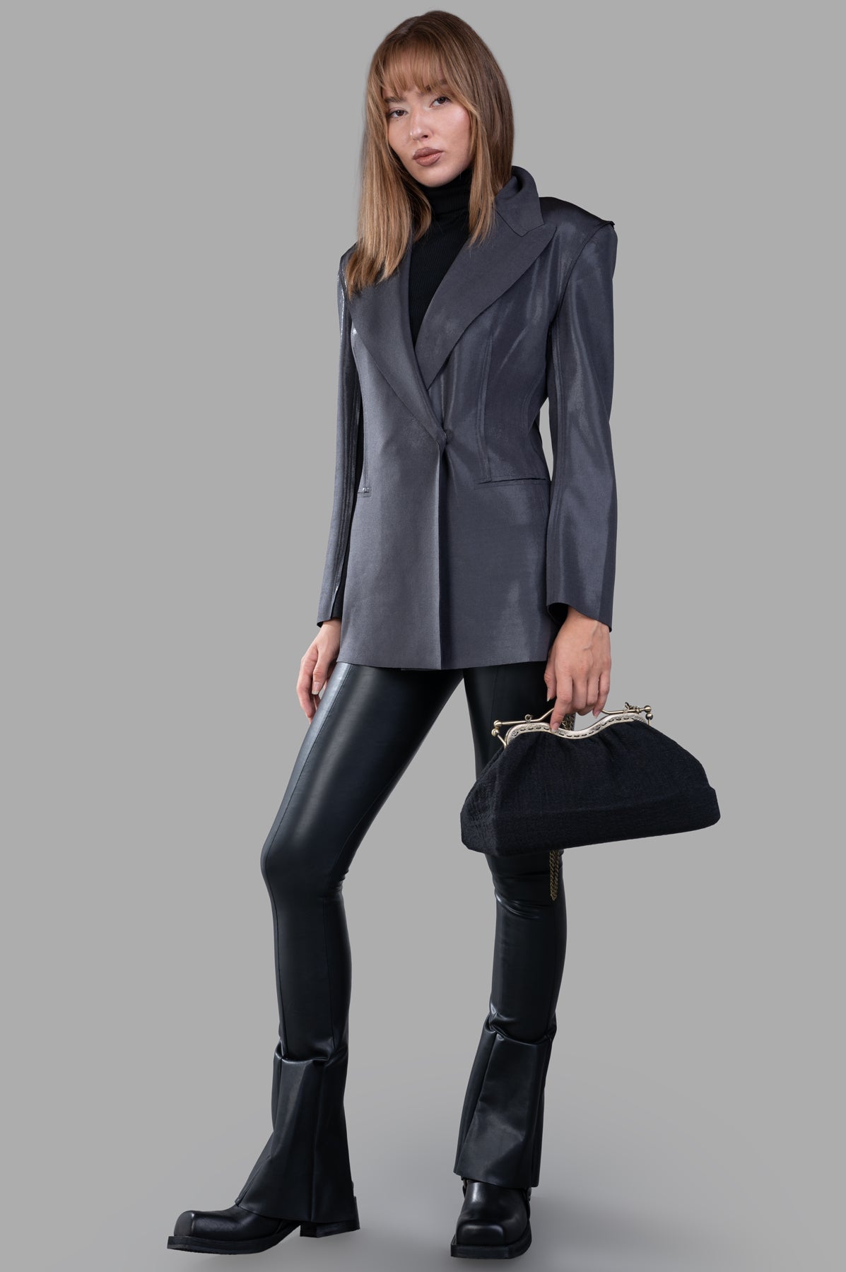 Fitted Double-Breasted Jacket