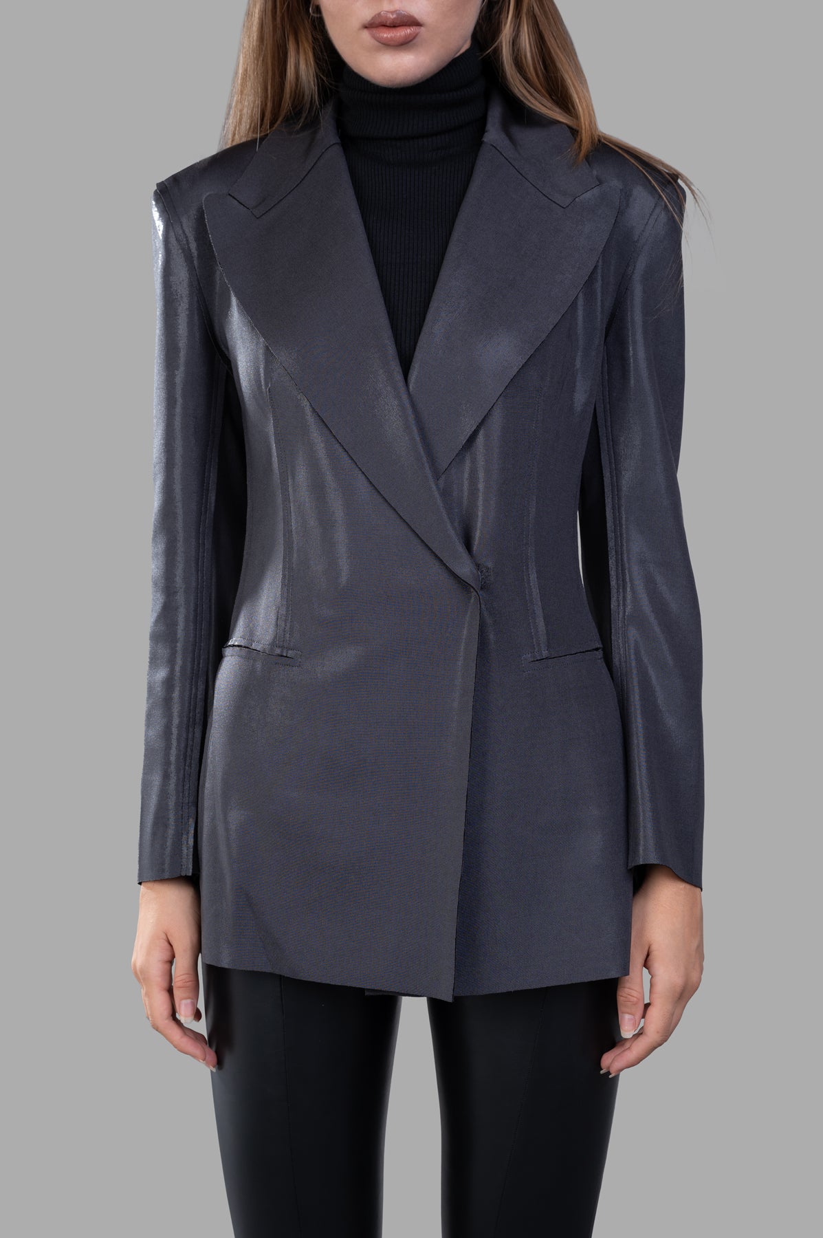 Fitted Double-Breasted Jacket