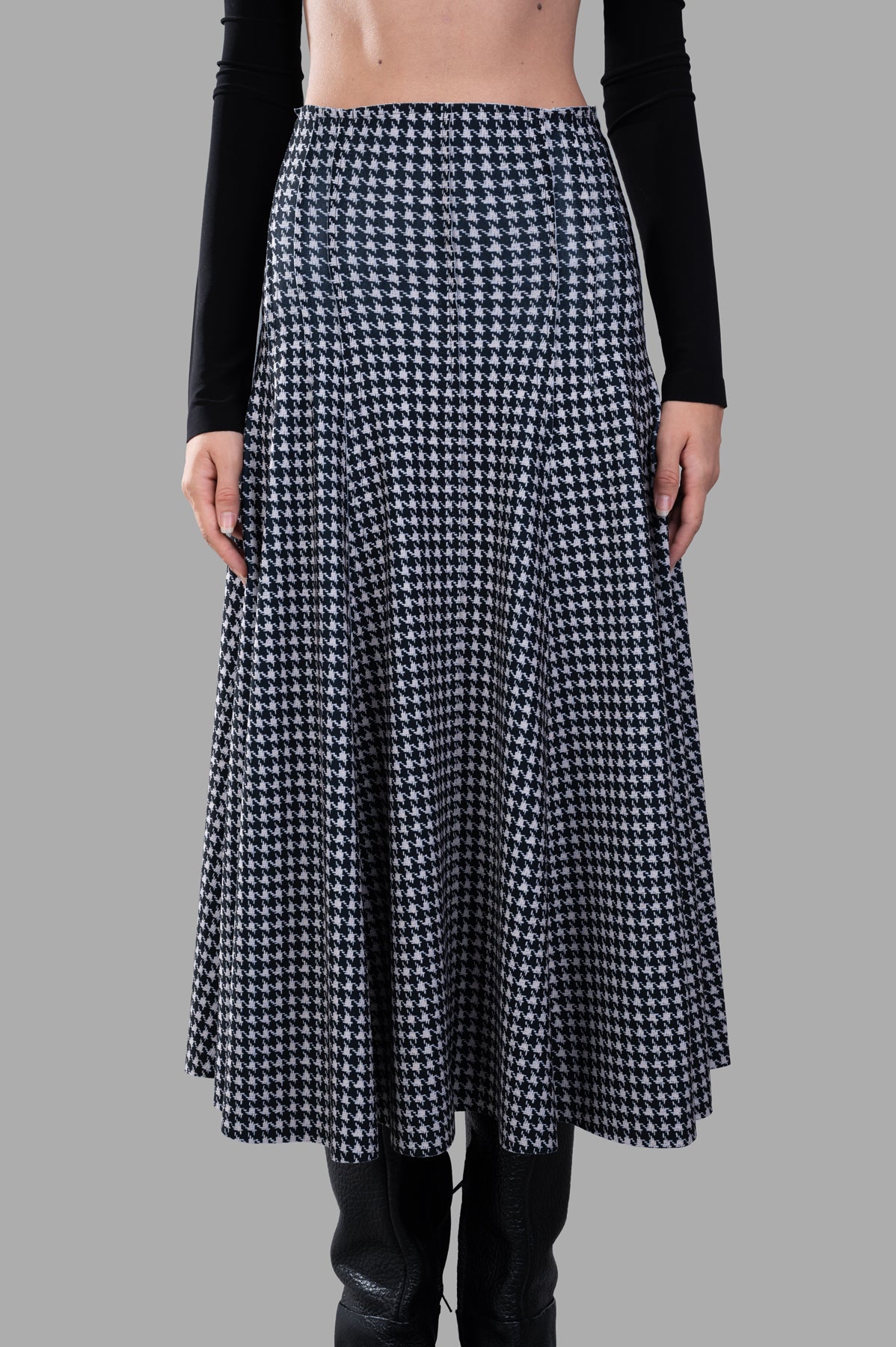 Grace Houndstooth Skirt