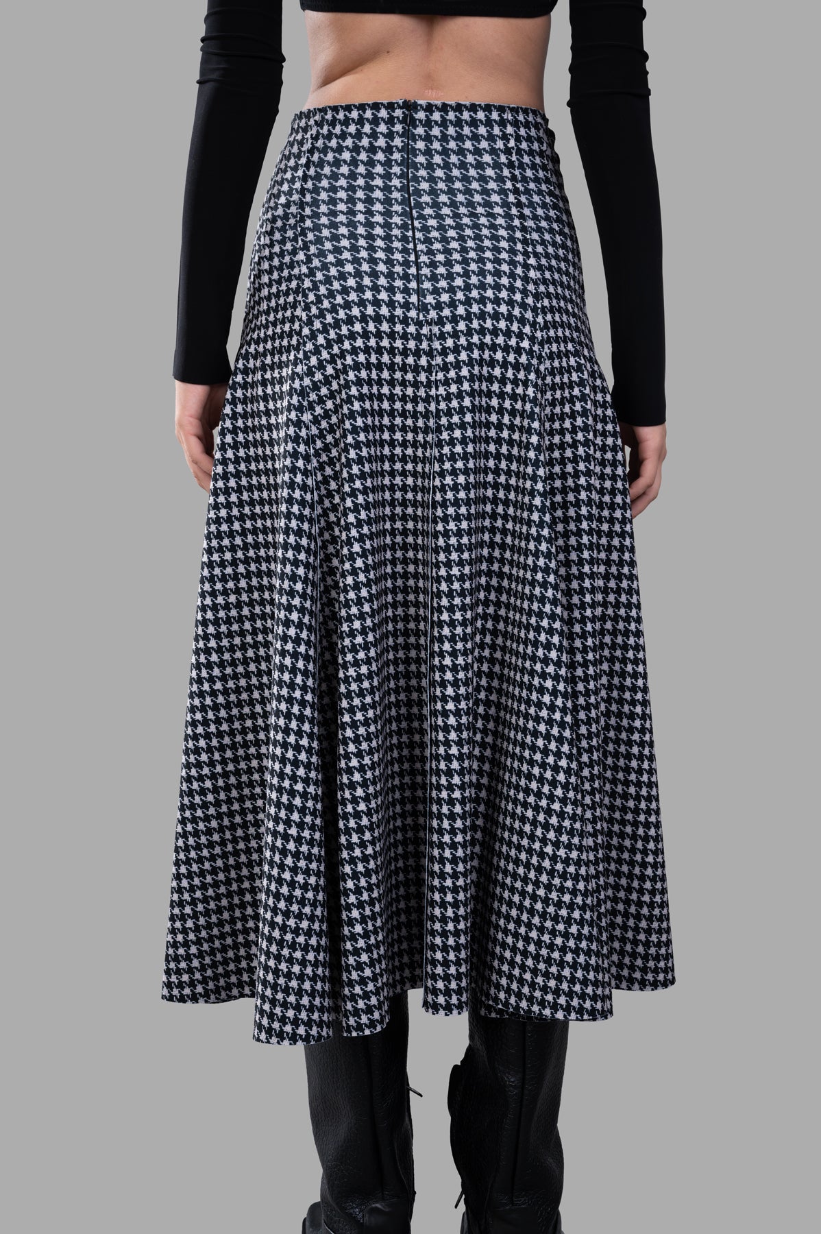 Grace Houndstooth Skirt