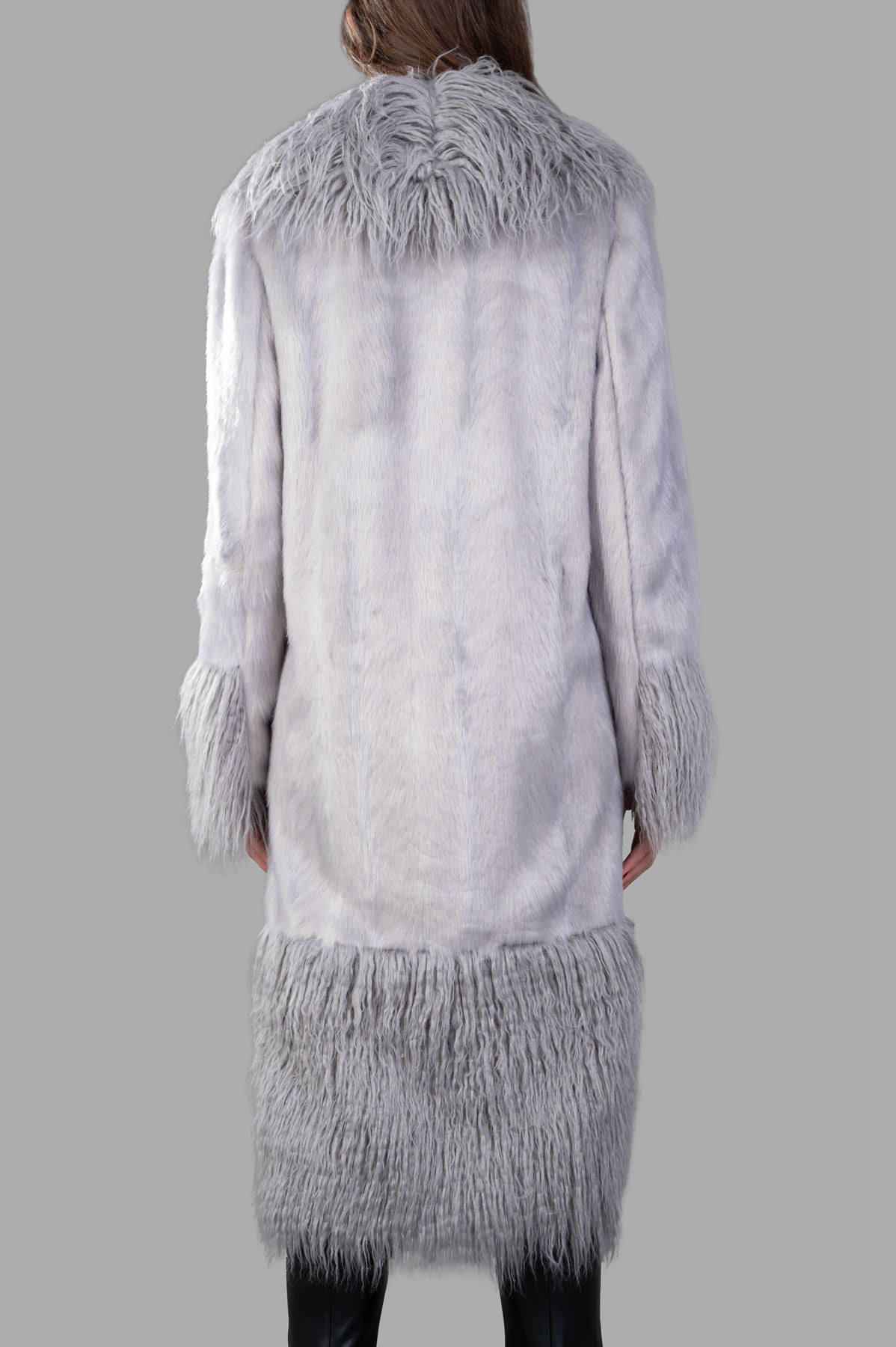 Long-line Faux-fur Coat