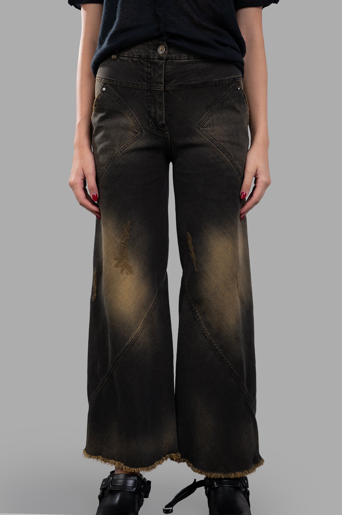 Faded Bootcut Jeans