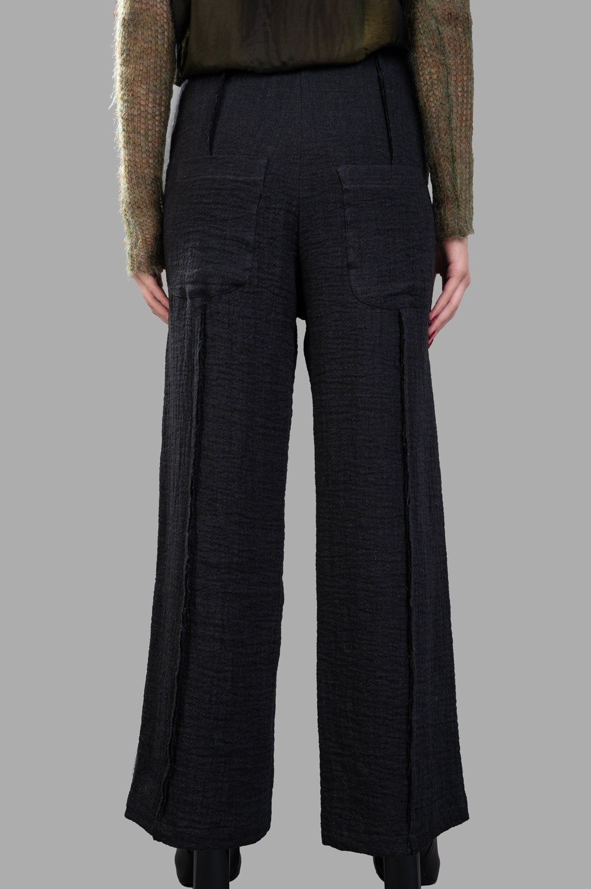 Front-pleat Pants