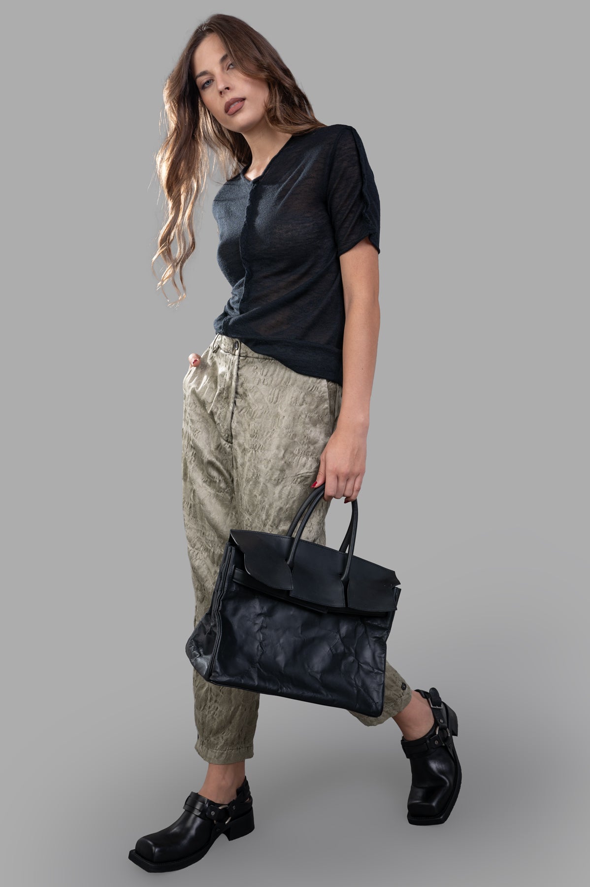 Textured Trousers