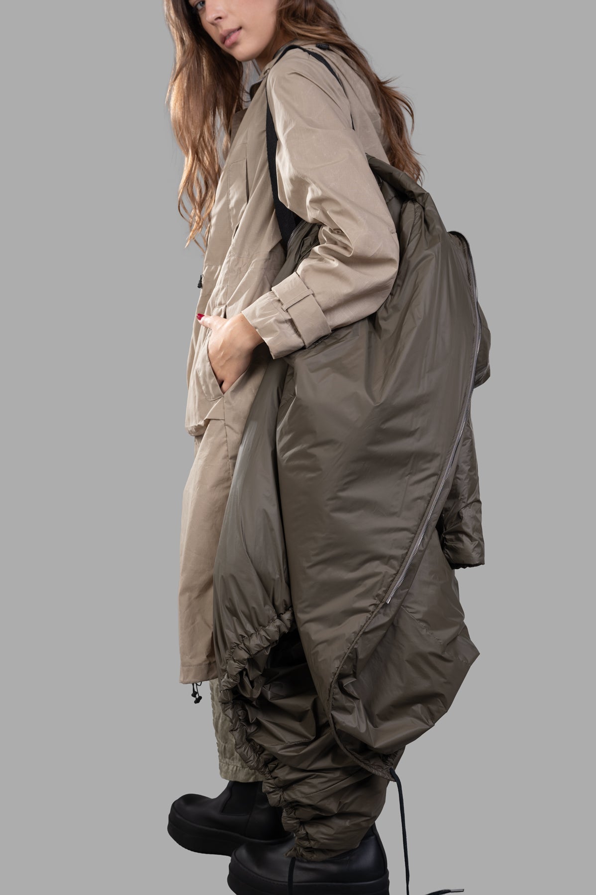 Layered Raincoat