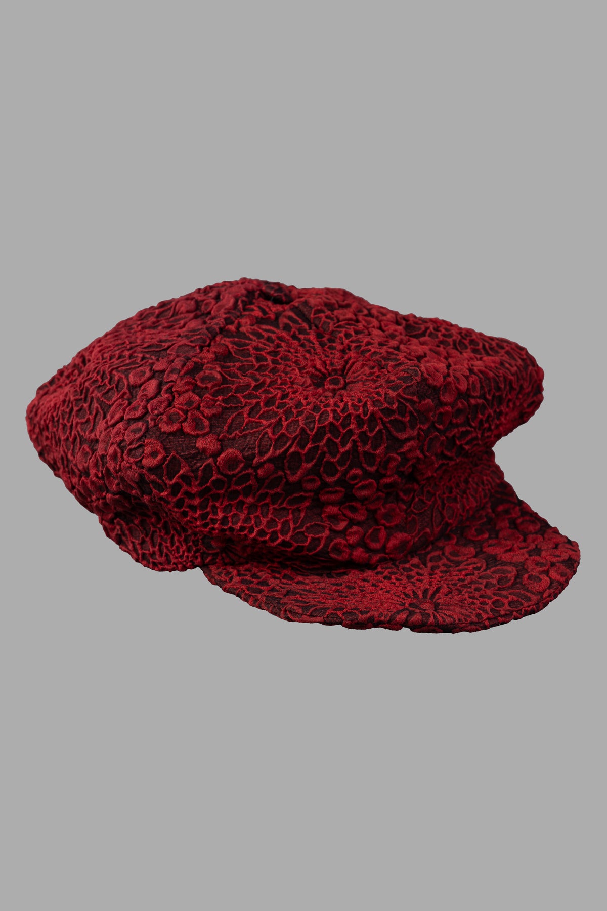 Panelled Hat with a Peak