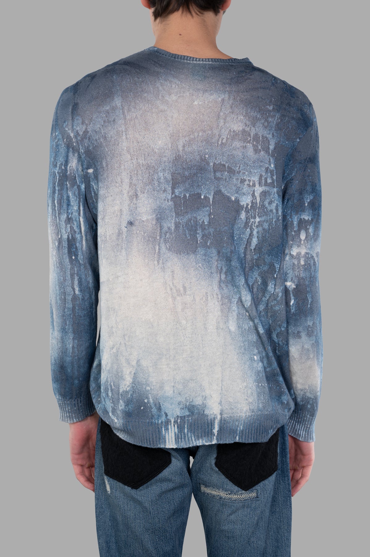 Abstract-print Sweater