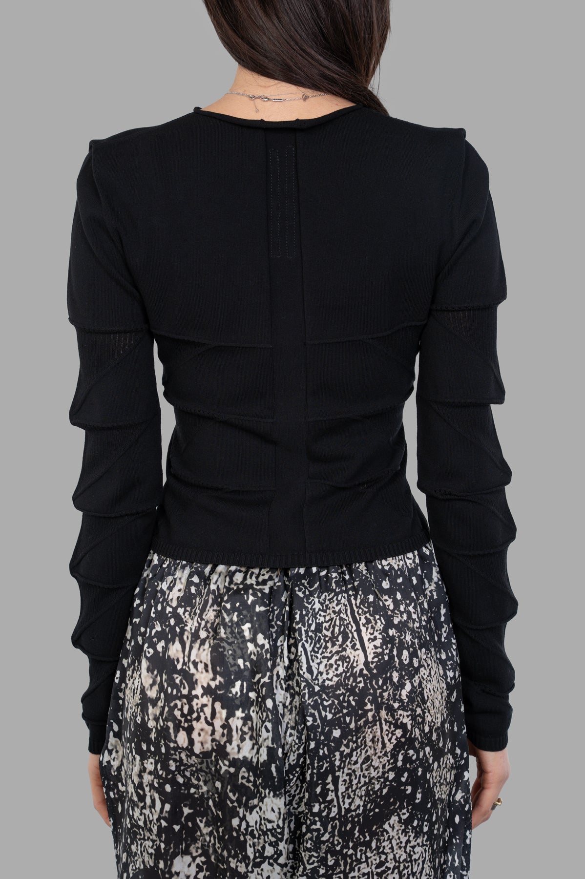Cropped Knit Blouse