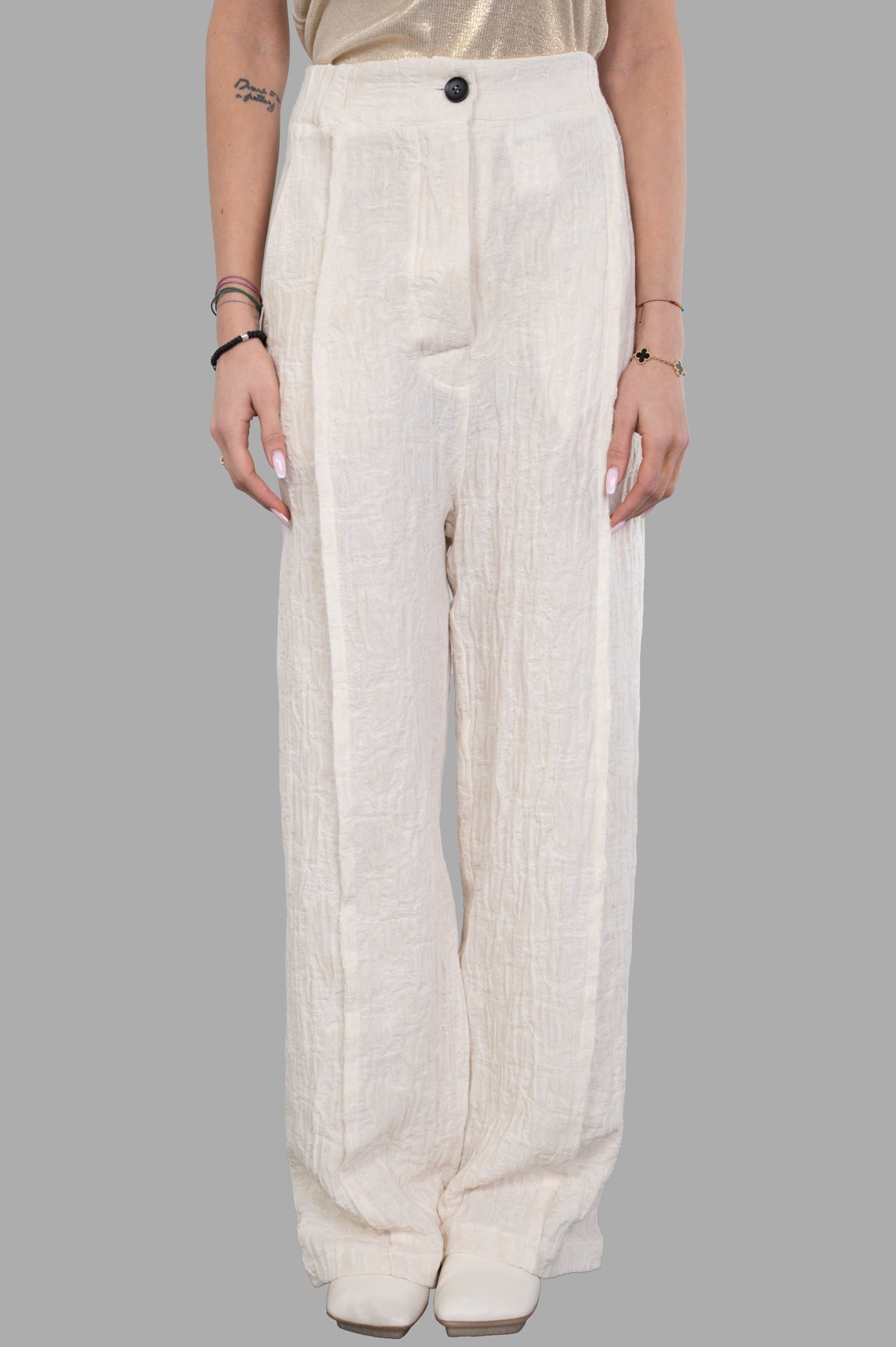 Textured Trousers