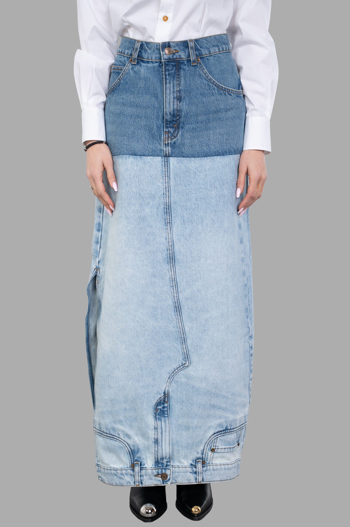 Mirror-effect Skirt