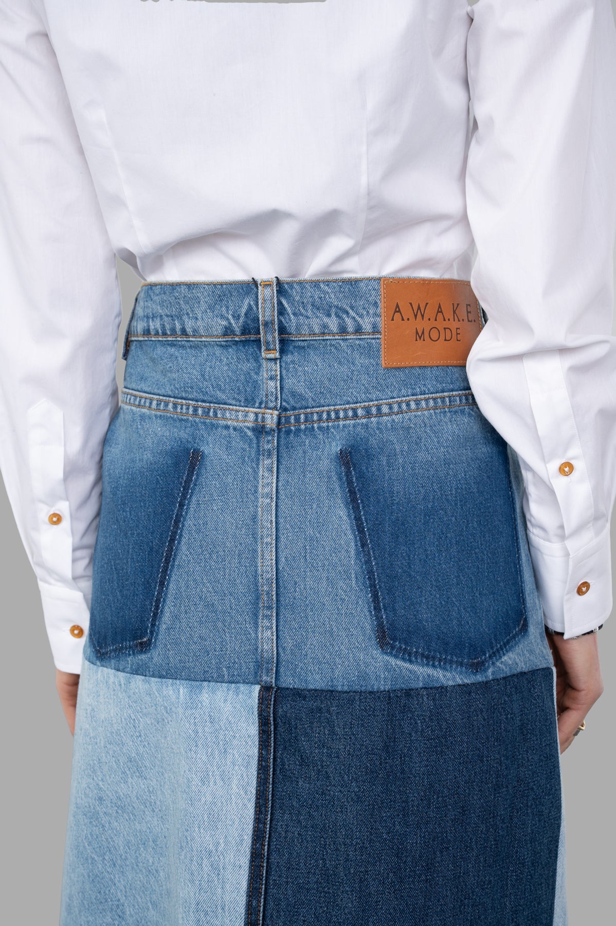 Mirror-effect Skirt