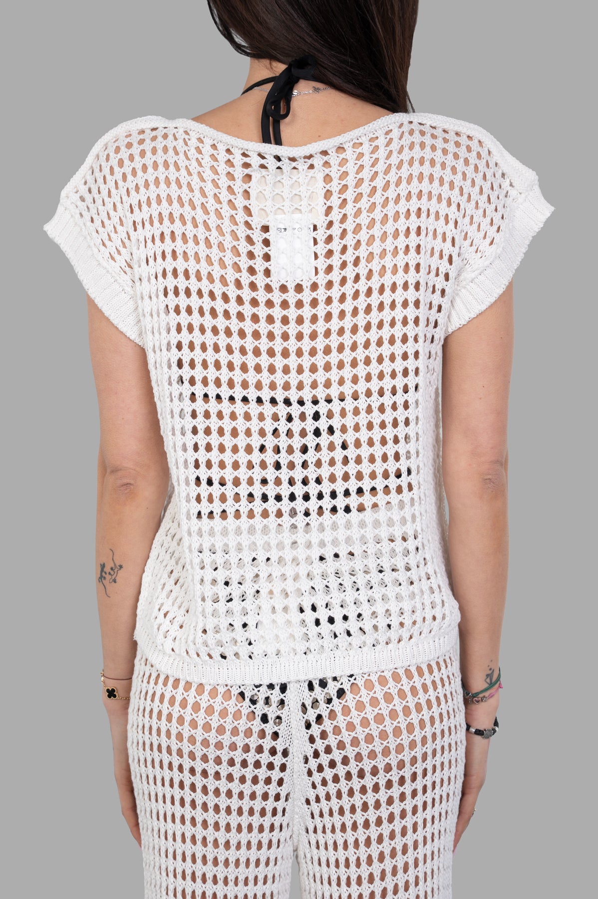 Beach Cover-Up Top in White