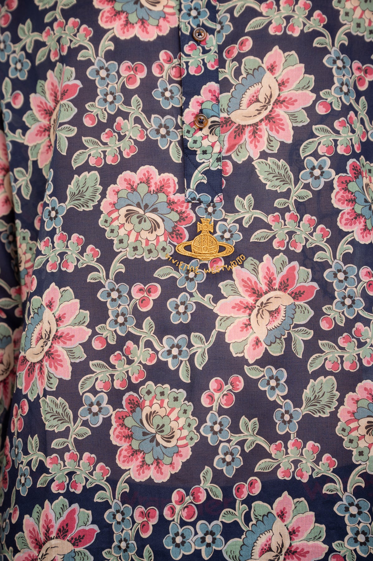 Floral Mandarin Shirt