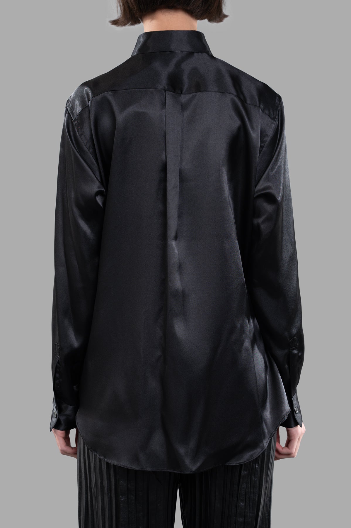 Frill-hem Blouse