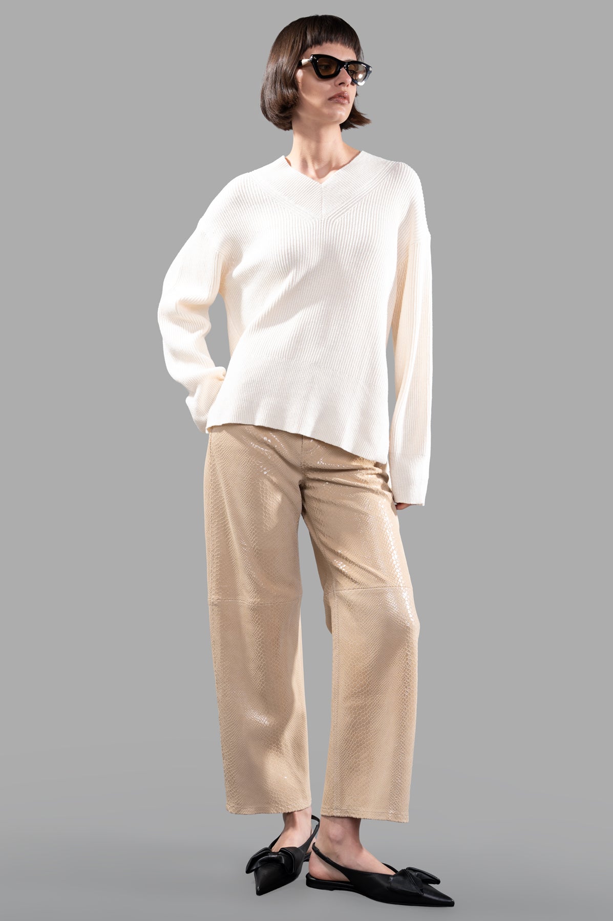 Linen Blend Jumper