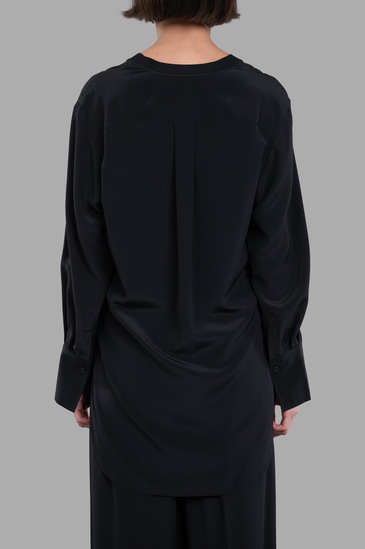 V-neck Silk Blouse