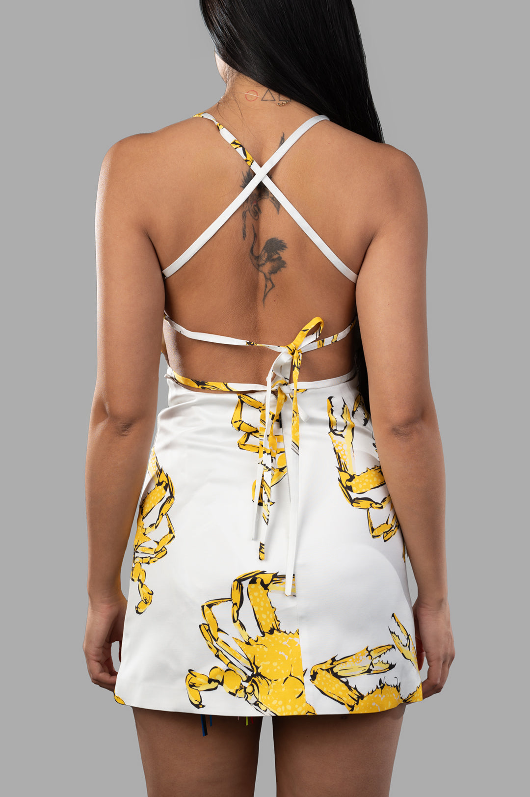 Crab-print Dress