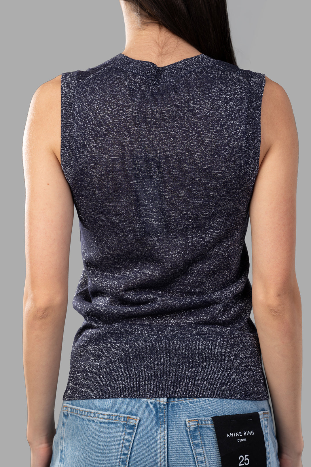 Lurex Knit Tank Top