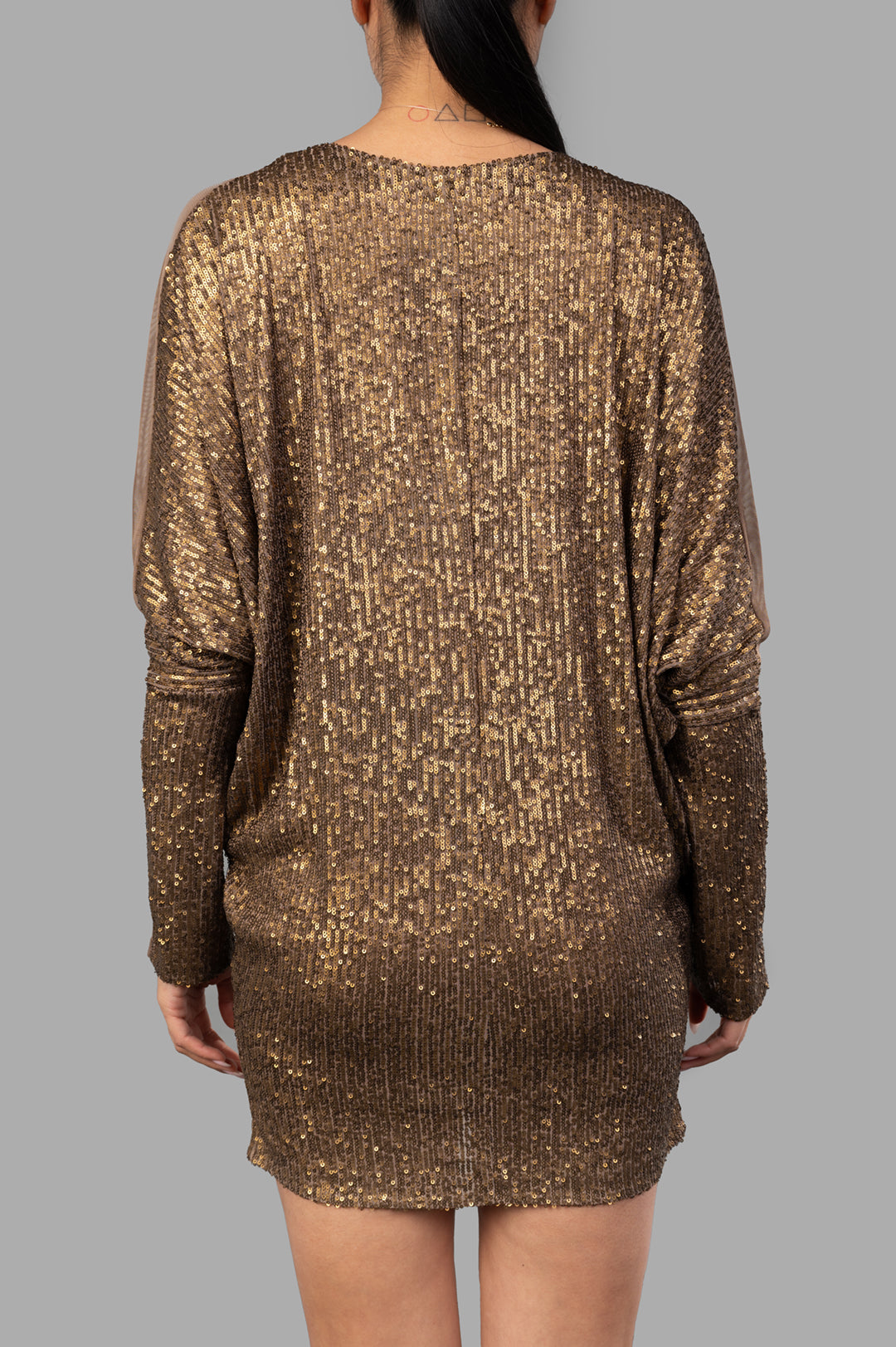 Dolman Wrap Mini Dress