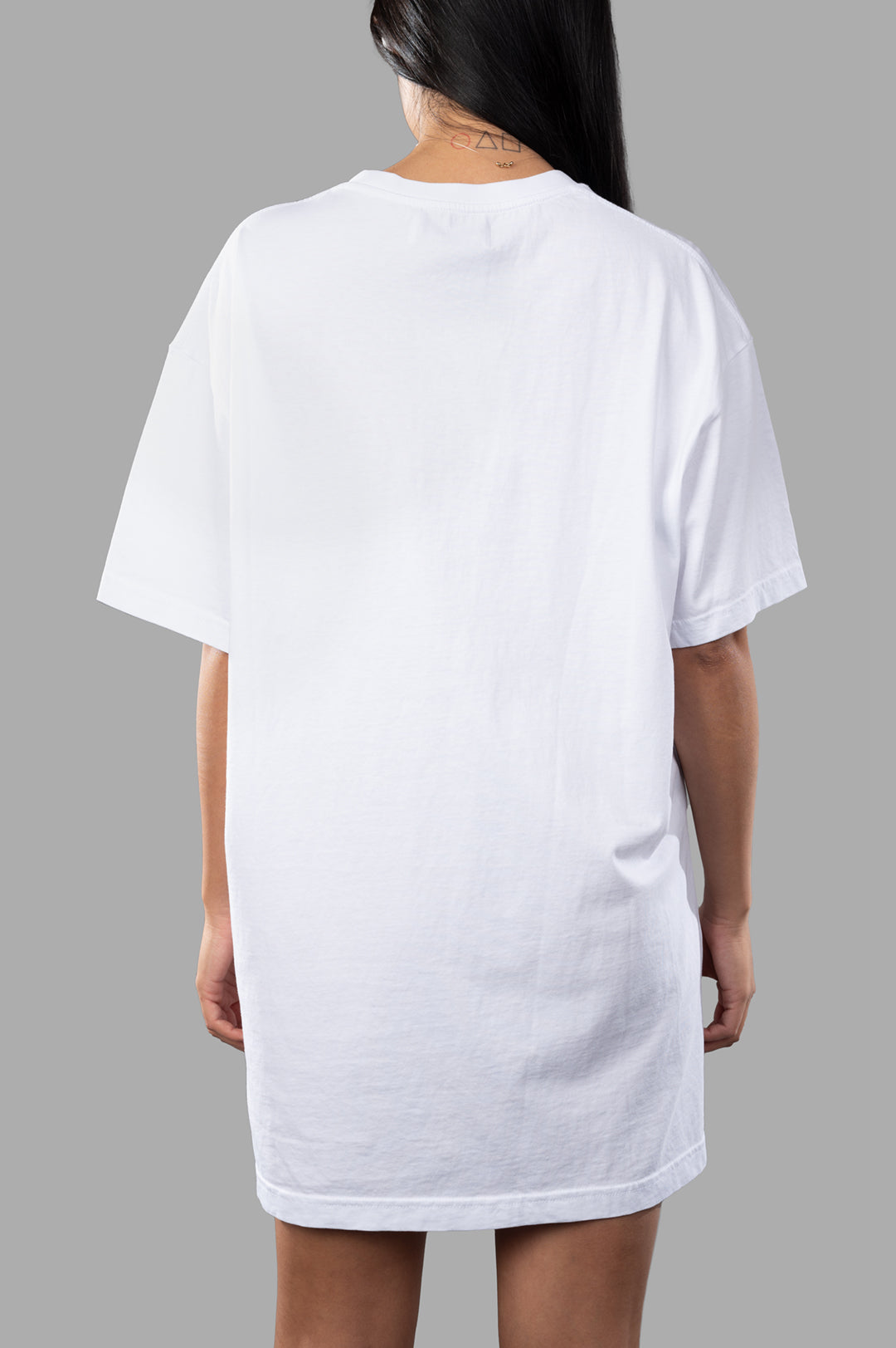 White T-shirt Dress