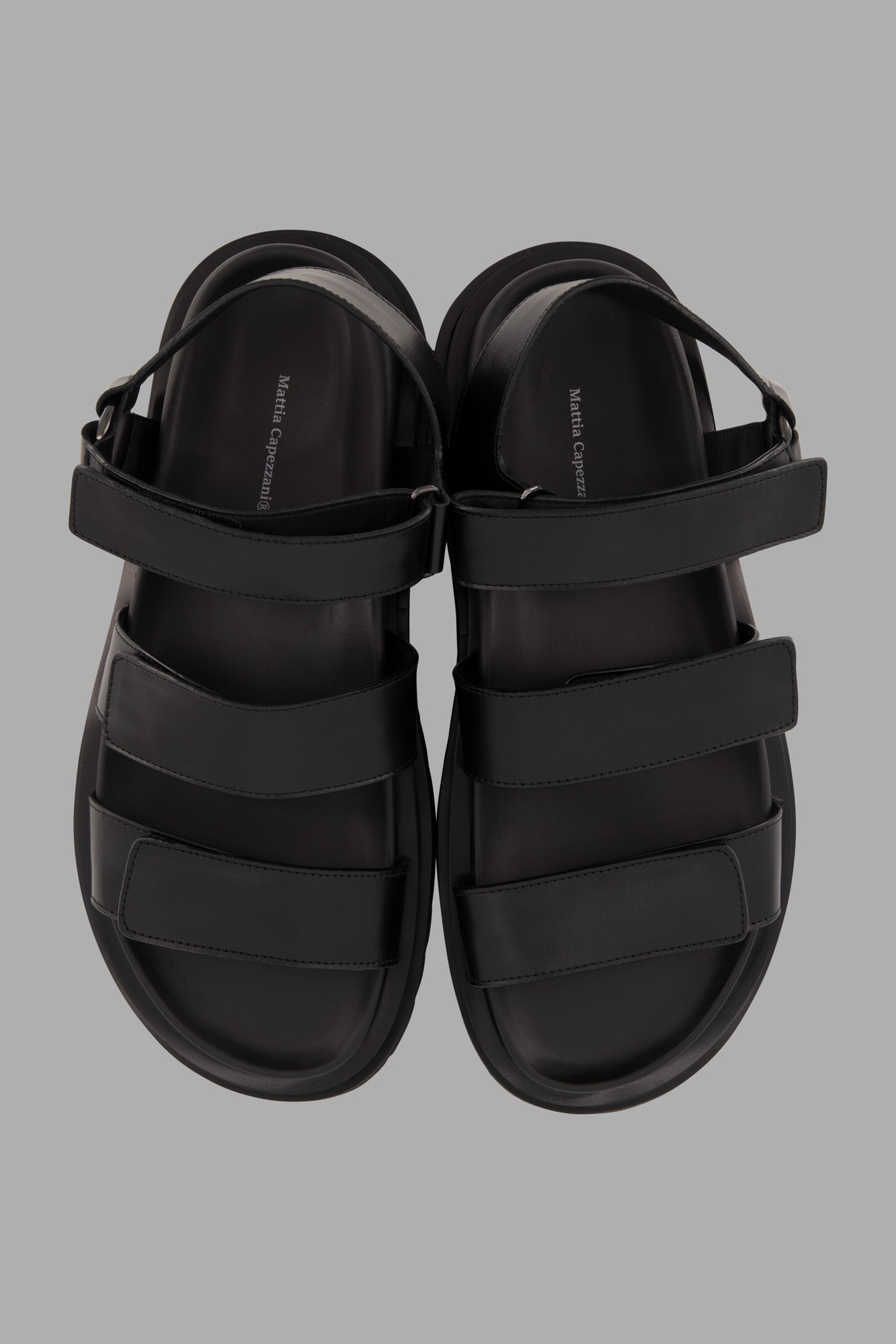 Black Flatform Sandals