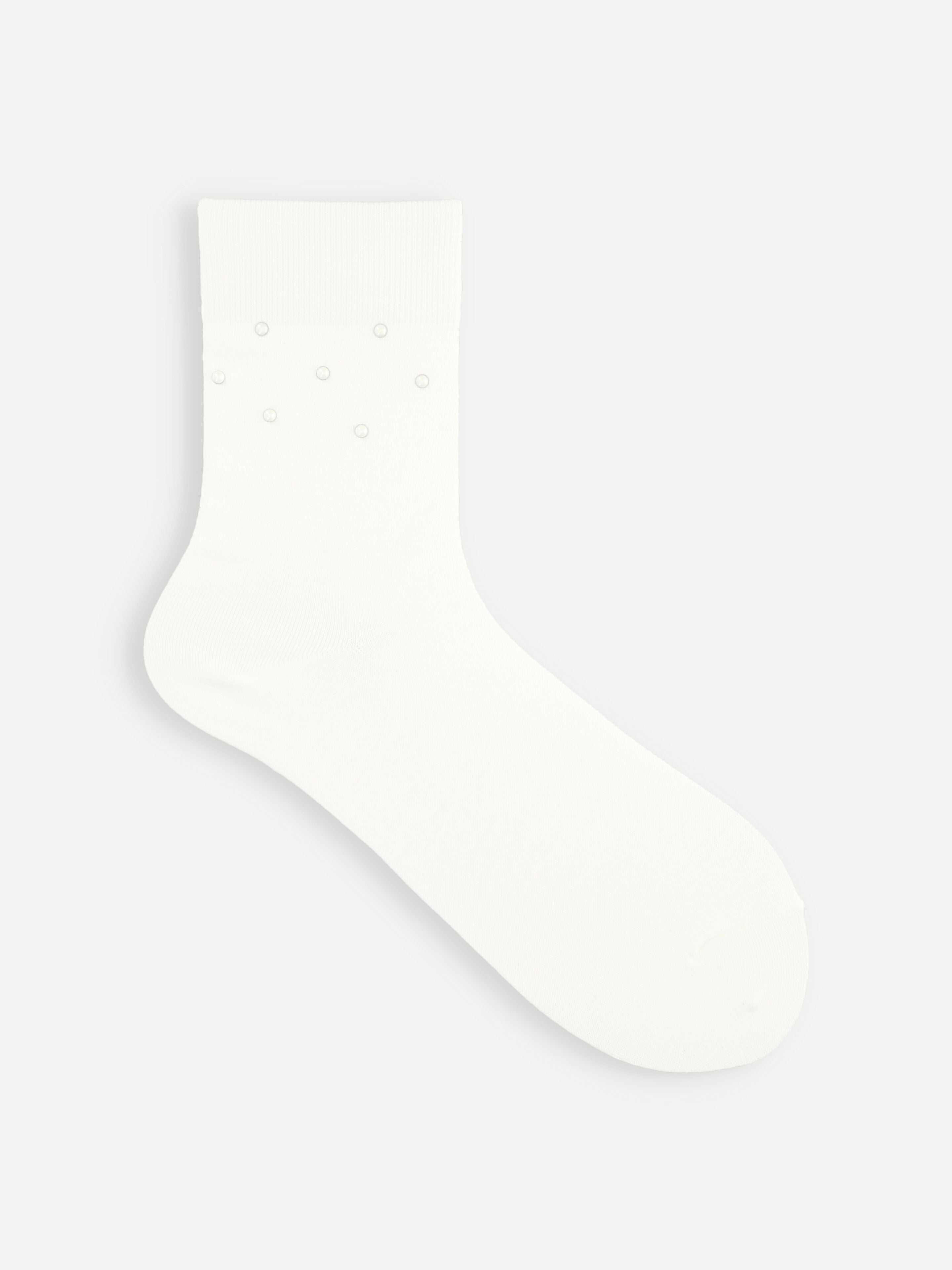 Jewel-adorned Socks