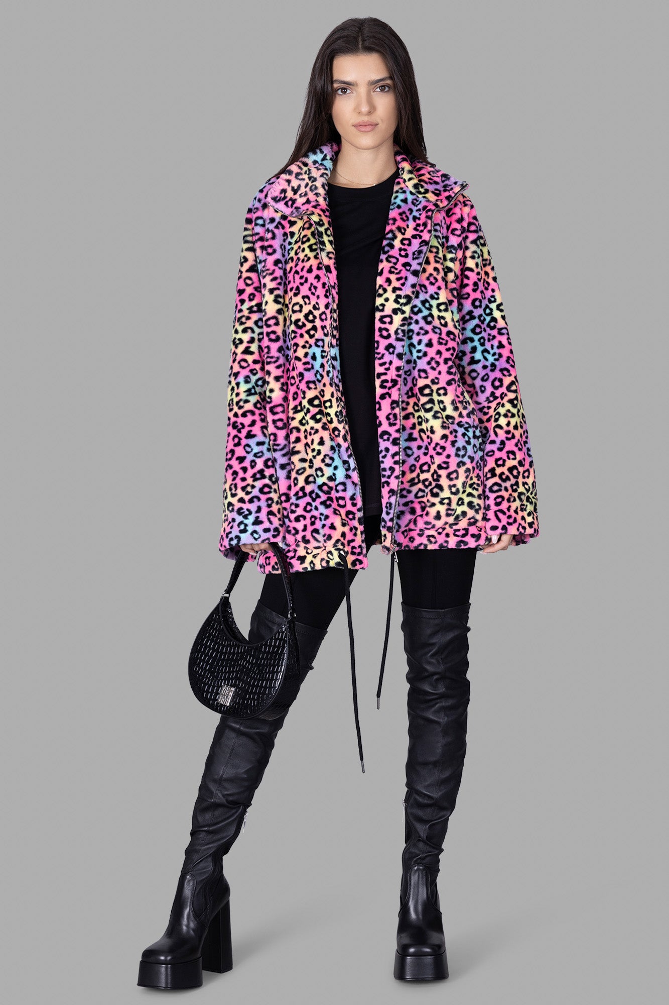 Soft Leopard-print Jacket