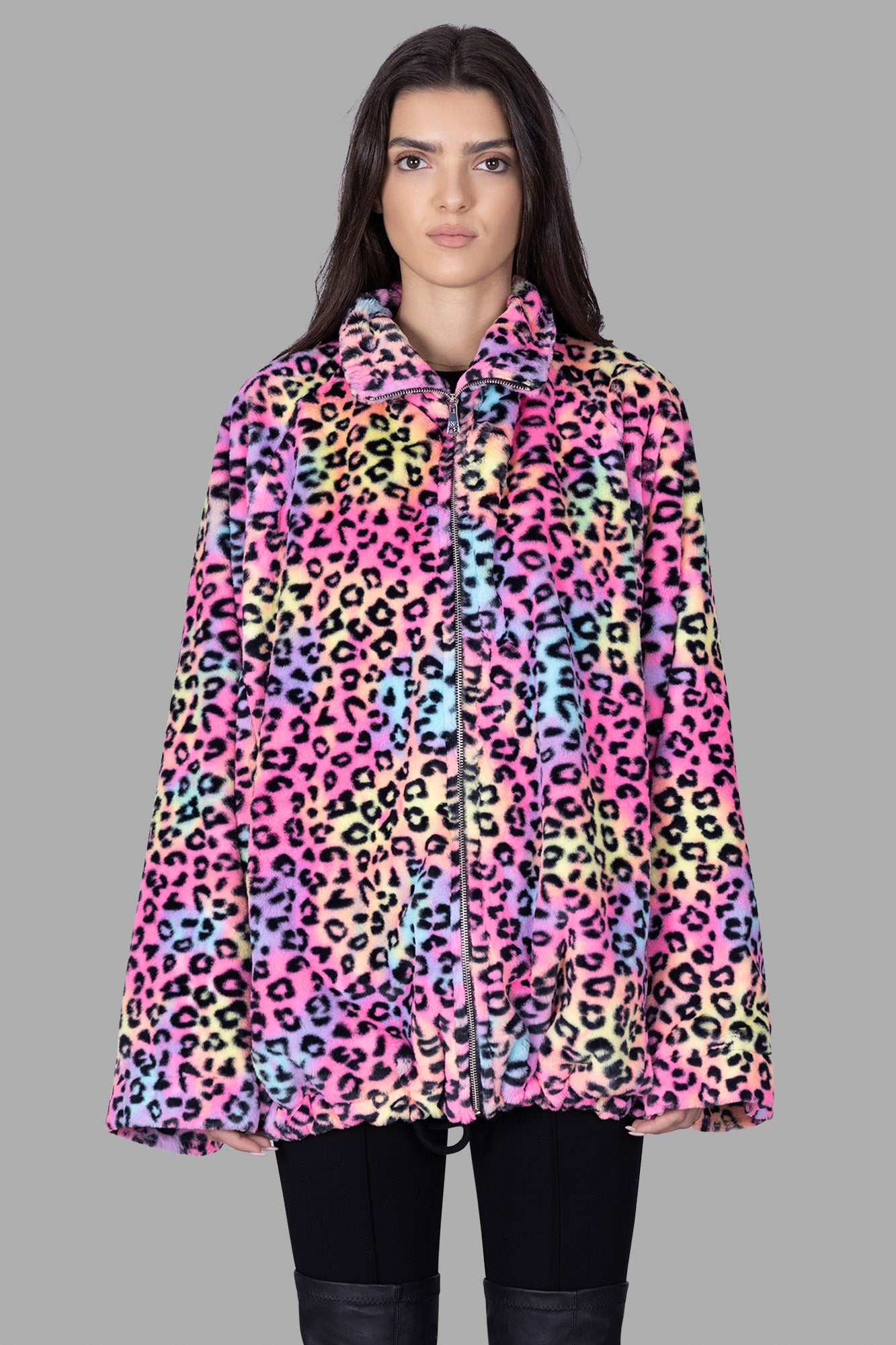 Soft Leopard-print Jacket