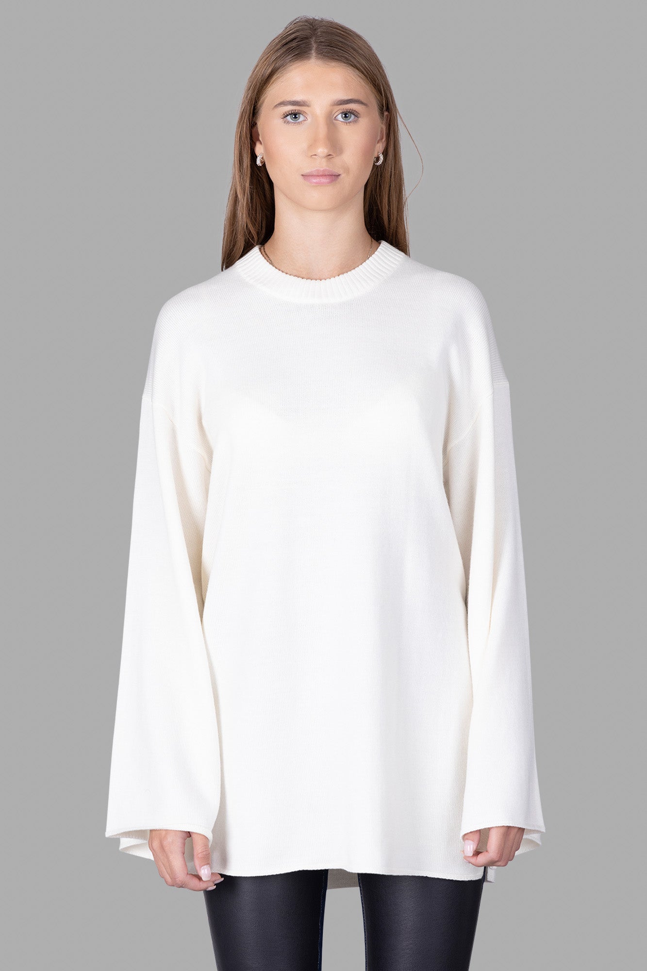 Oversized White Sweater