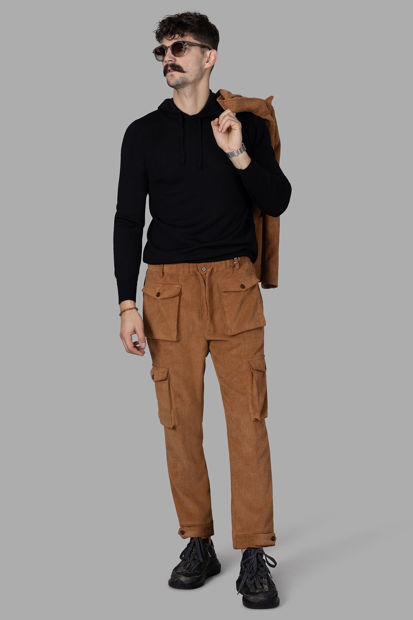 Corduroy Cargo Trousers