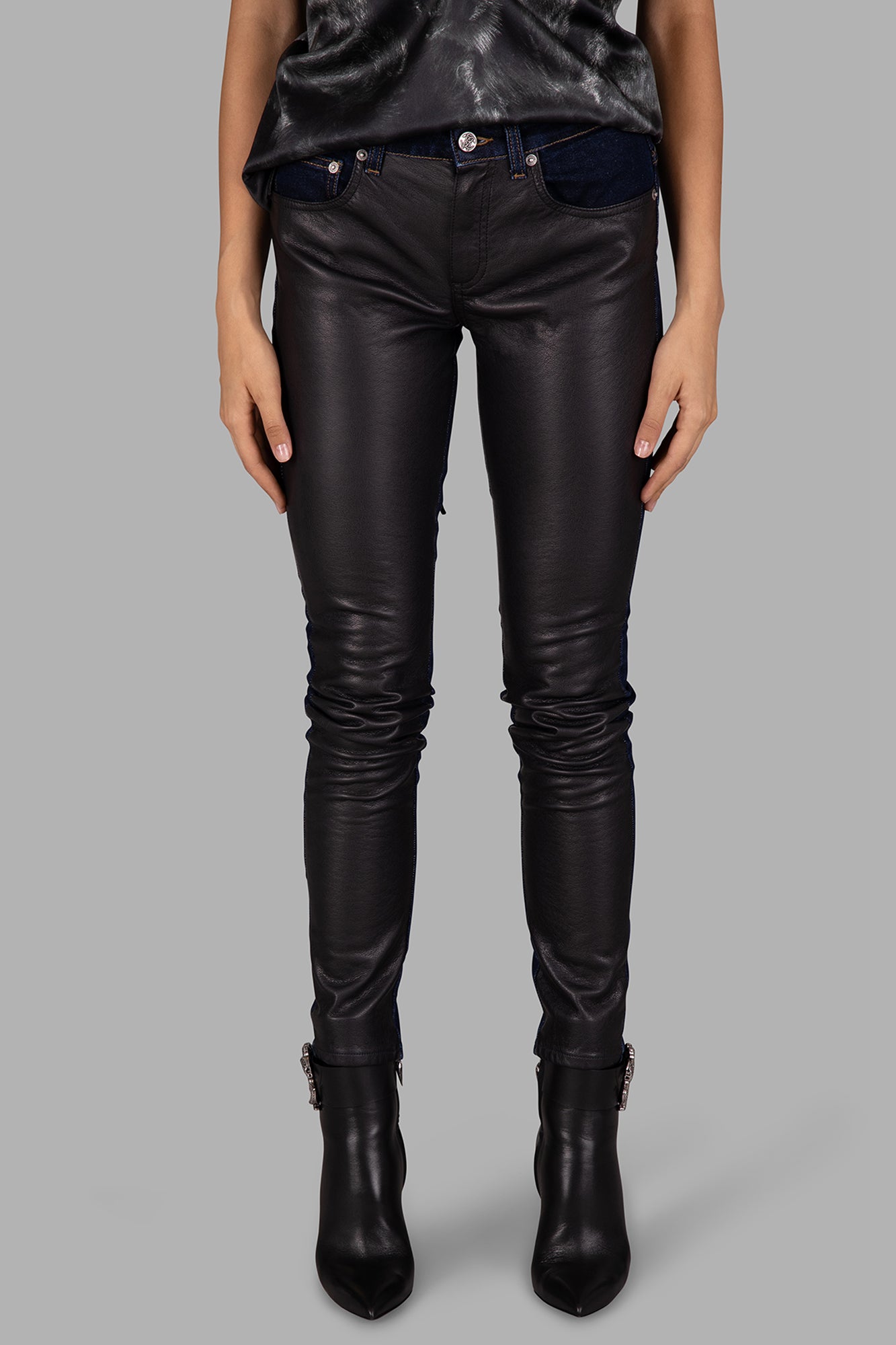 Leather Skinny Jeans