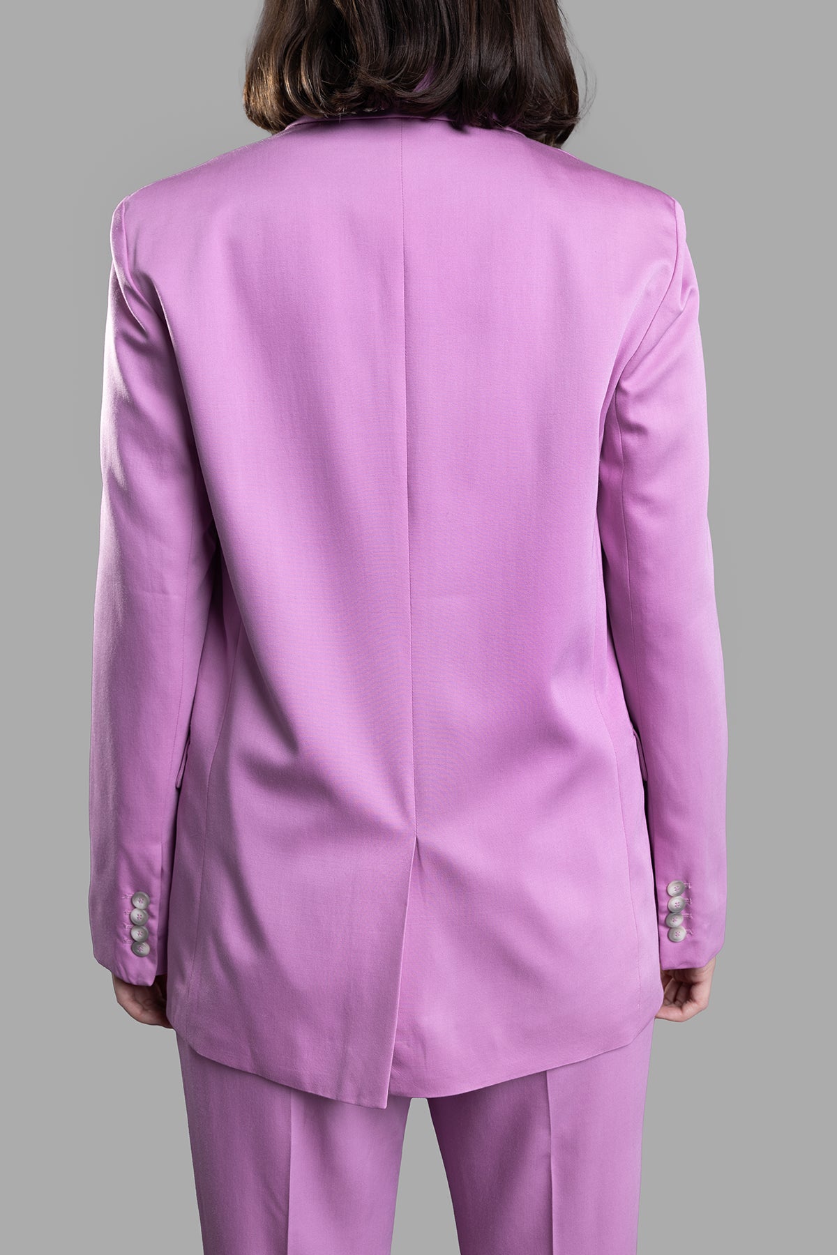 Double-breasted Lilac Blazer