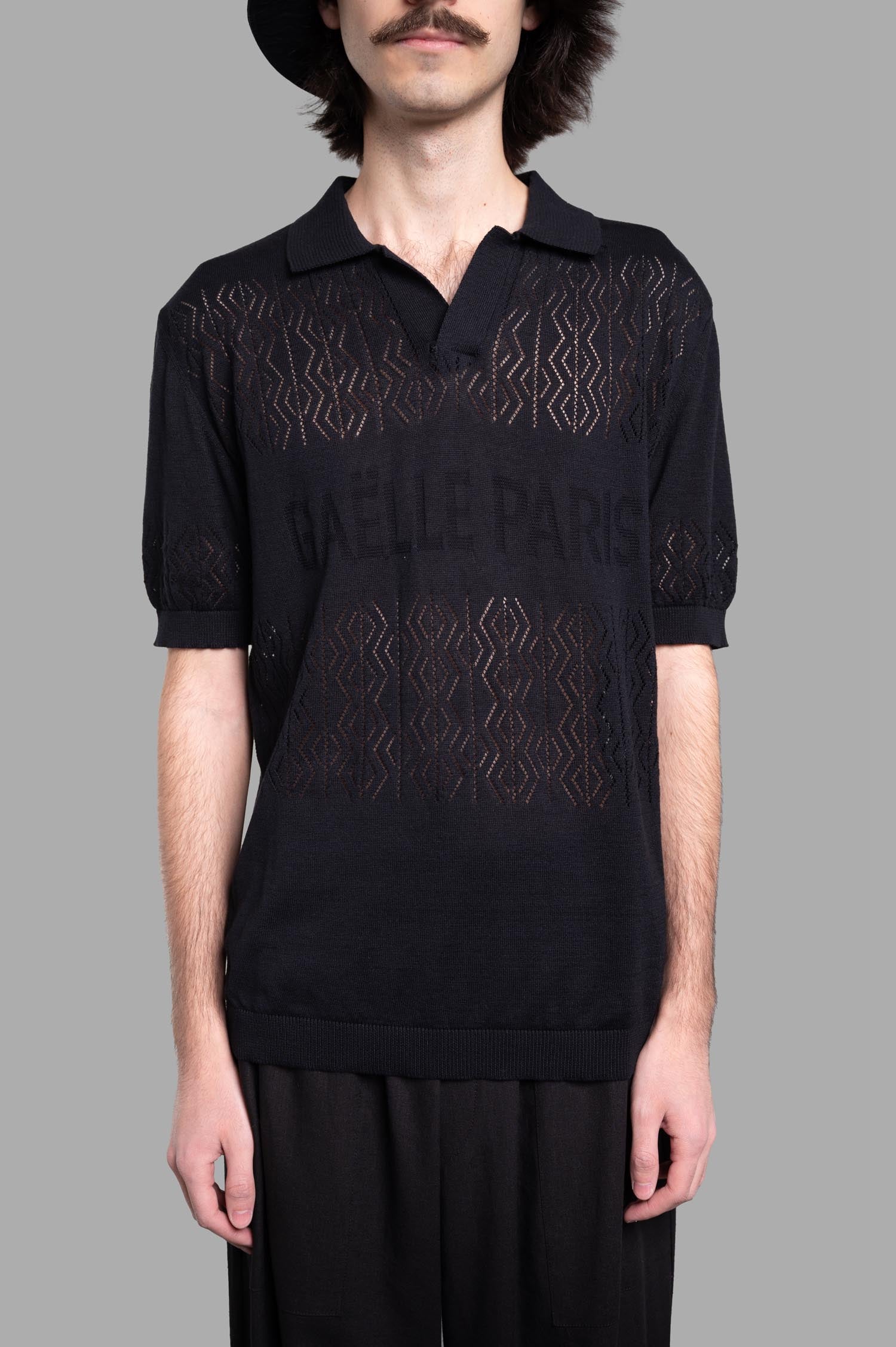 Knit Polo Shirt