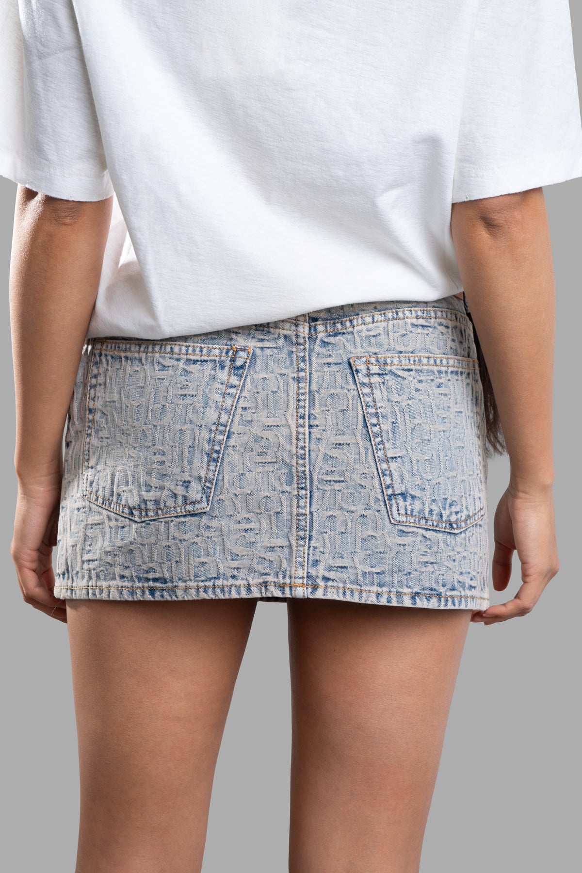 Monogram Mini Skirt