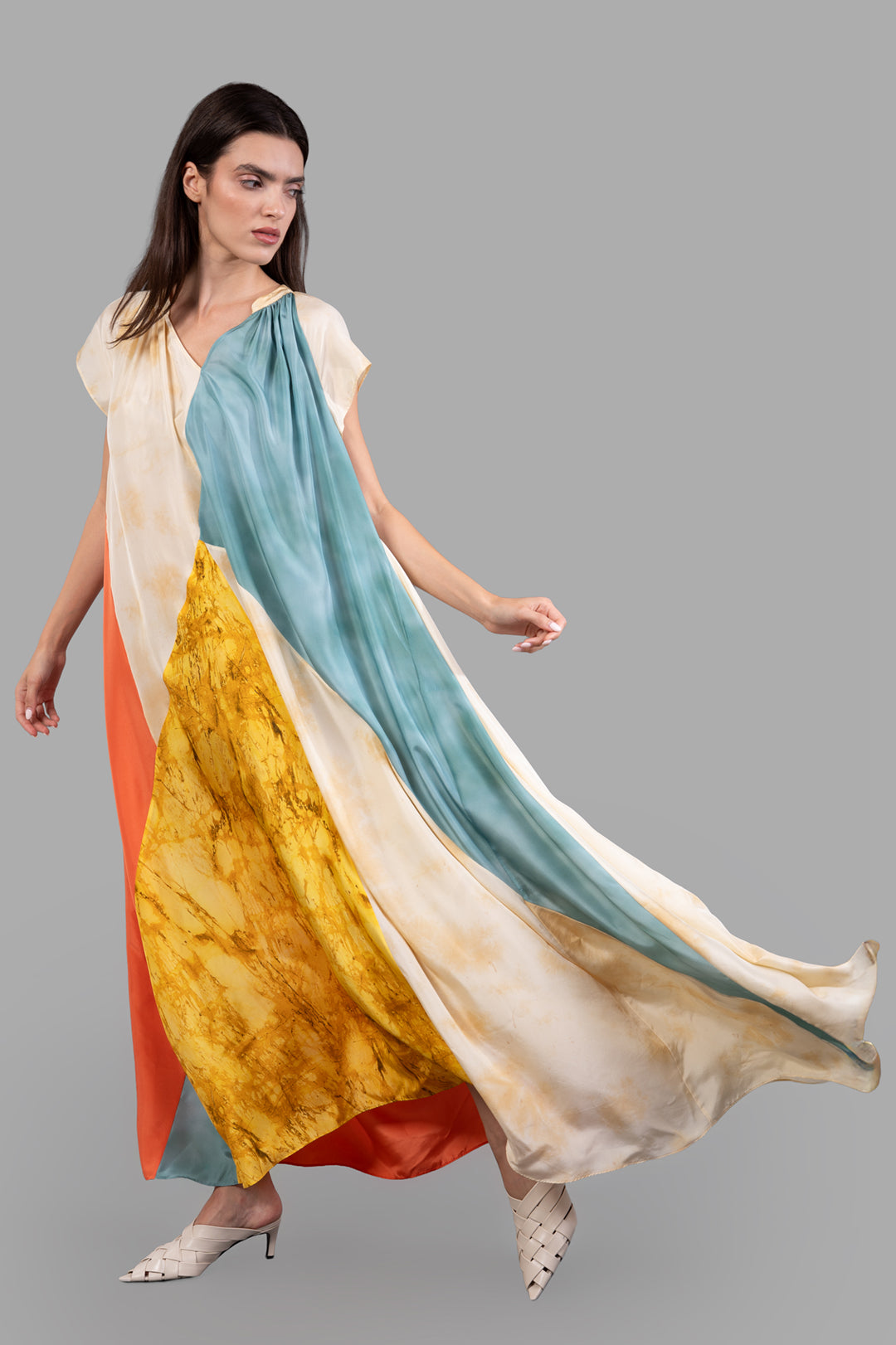 Silk Tulipa Maxi Dress